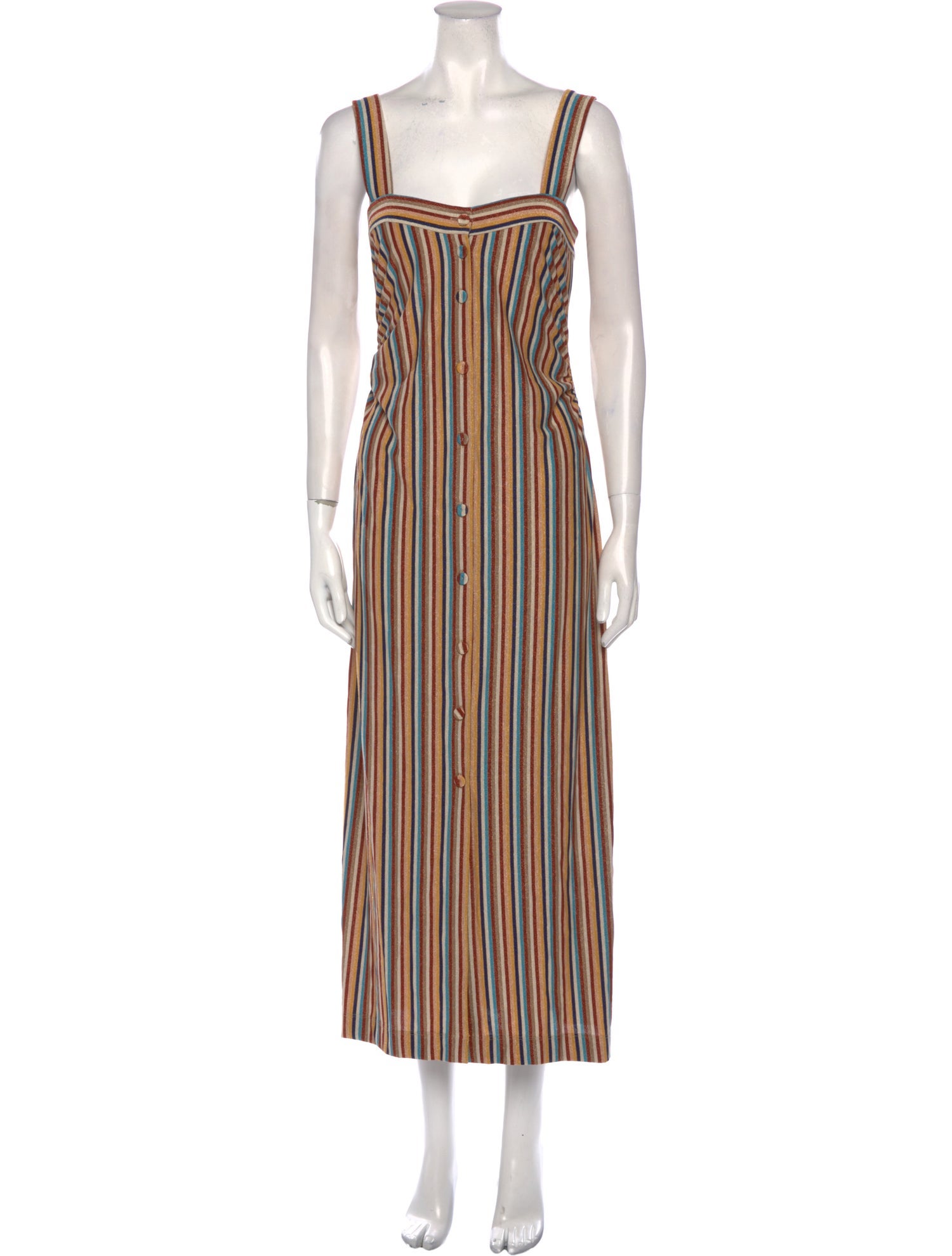 Momoni Striped Long Dress