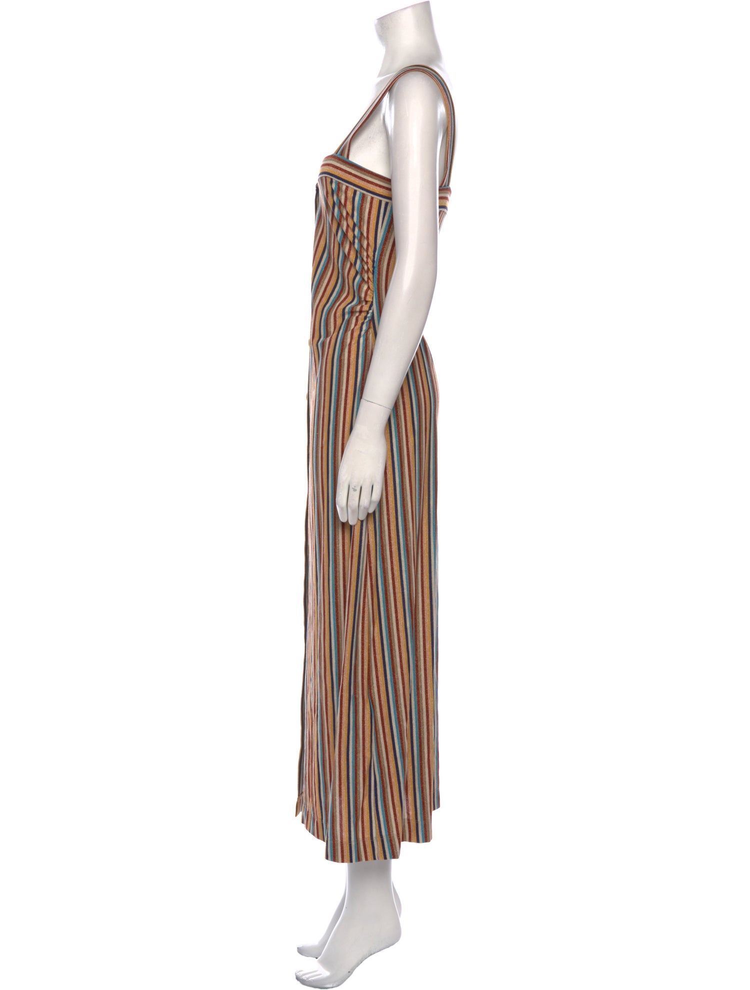 Momoni Striped Long Dress