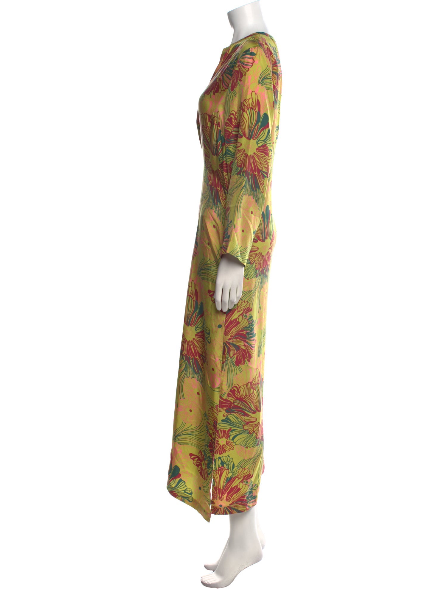 Momoni Floral Print Long Dress