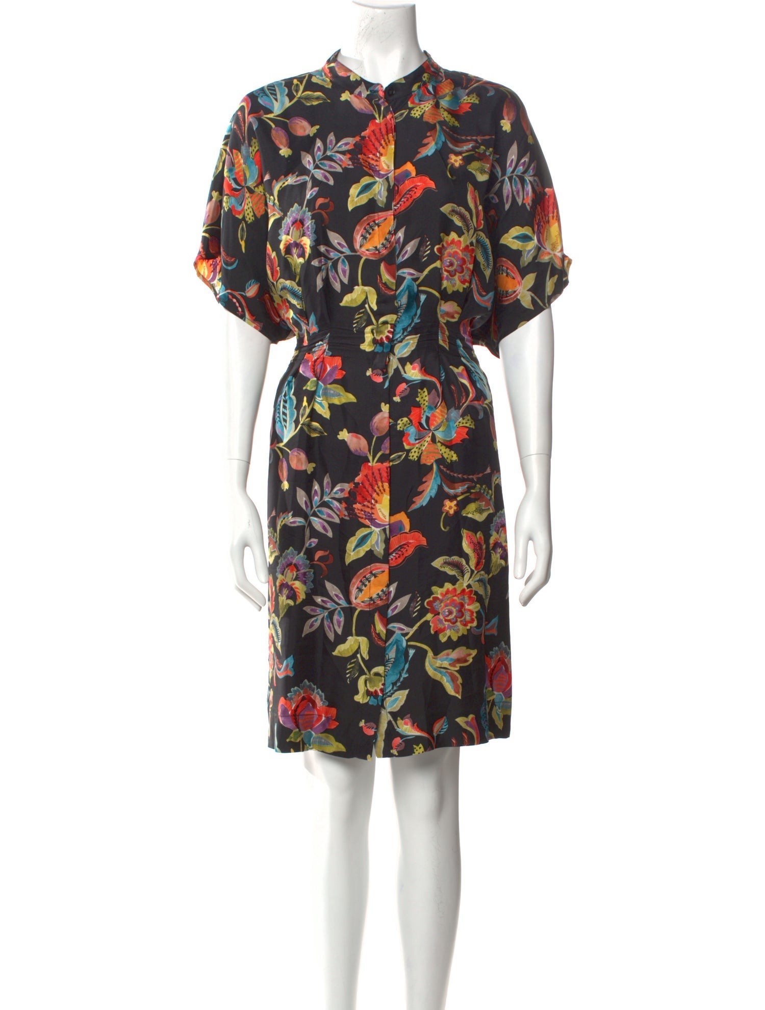 Momoni Floral Print Knee-Length Dress