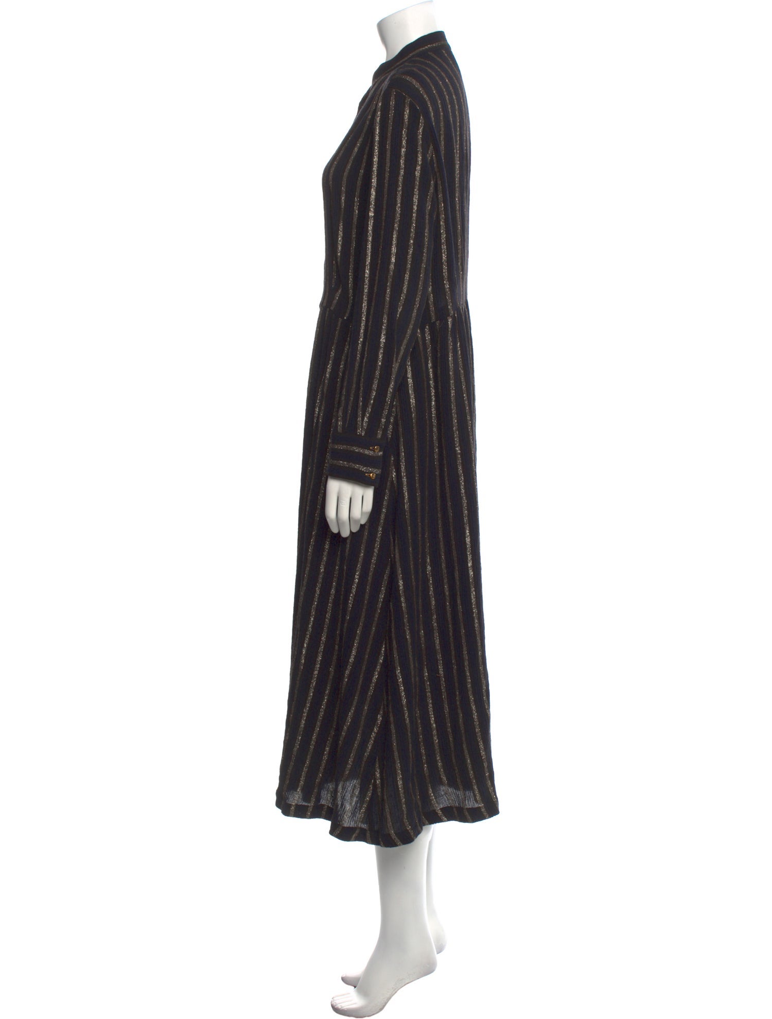 Momoni Striped Long Dress