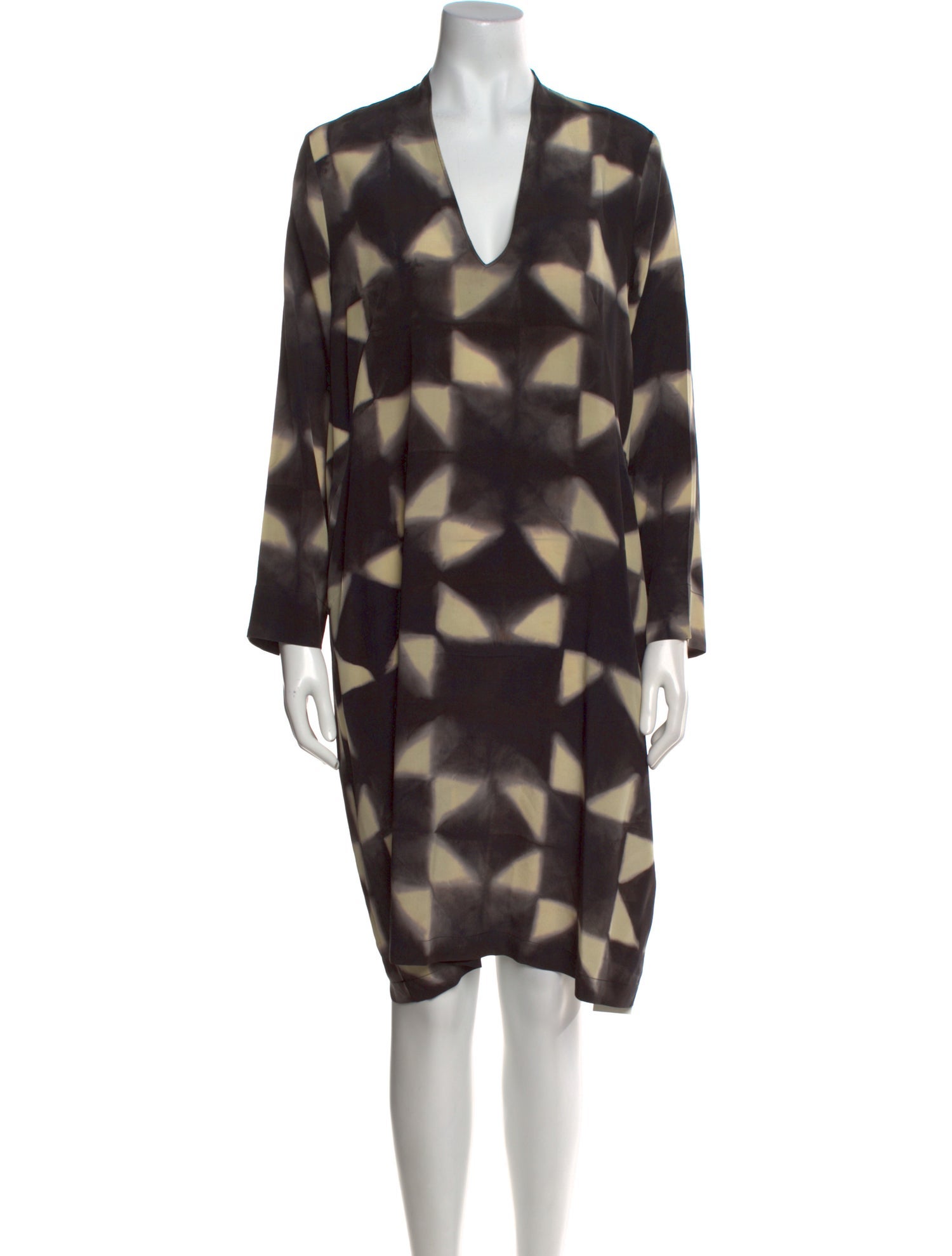 Momoni Silk Knee-Length Dress