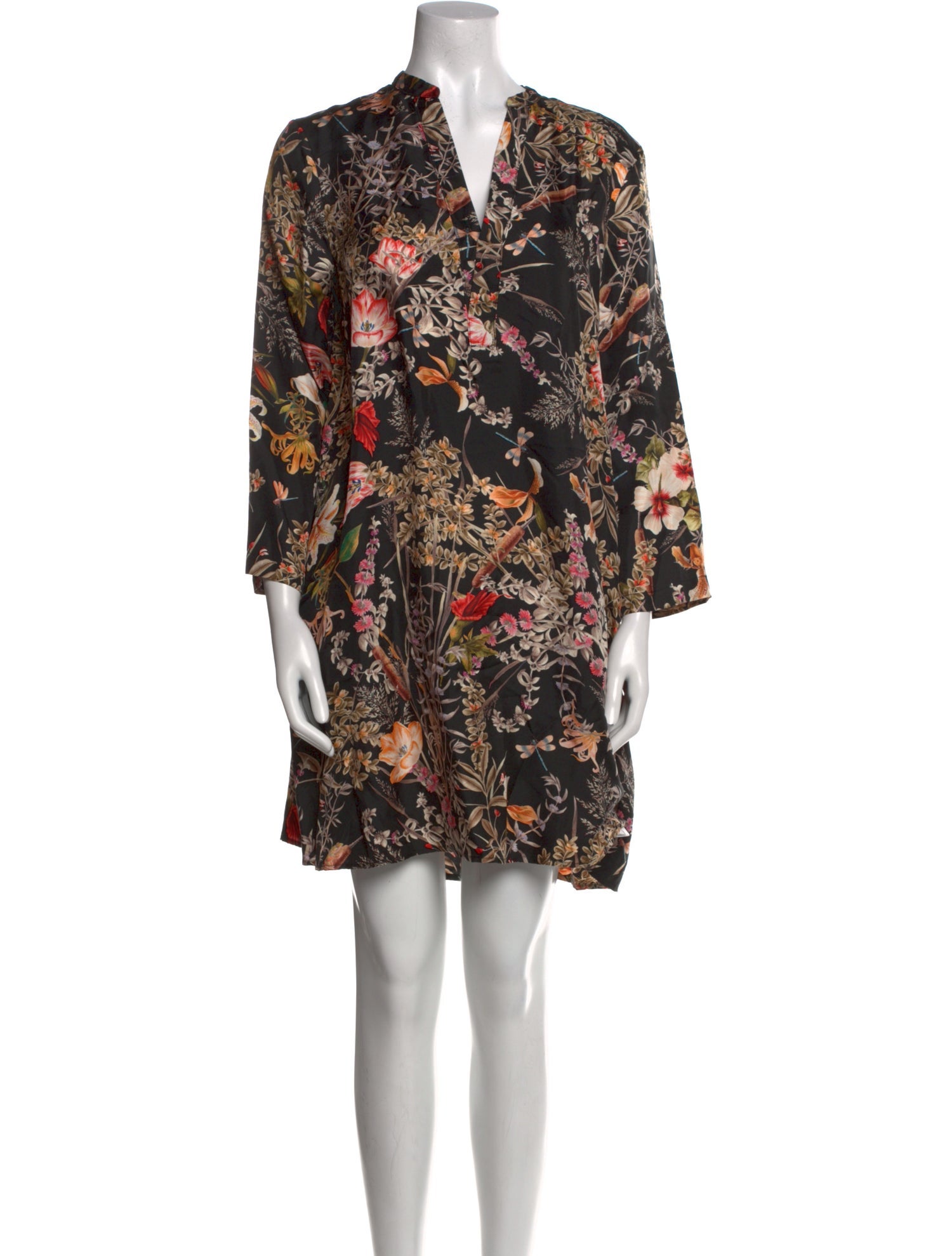 Momoni Silk Knee-Length Dress