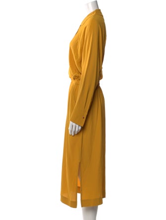 Momoni V-Neck Midi Length Dress