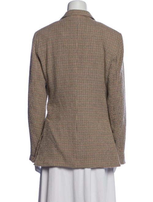 Momoni Wool Houndstooth Print Blazer
