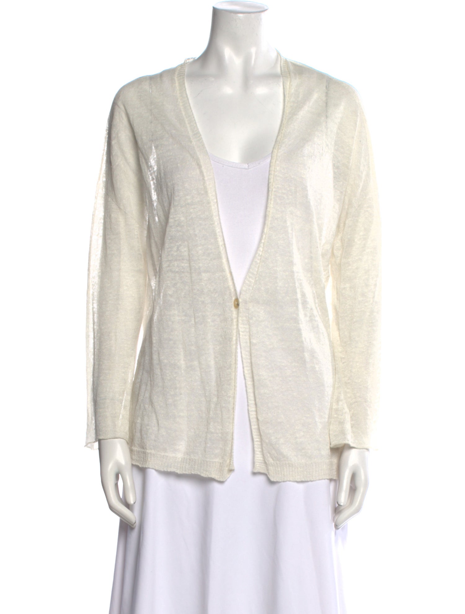 Momoni Linen V-Neck Sweater