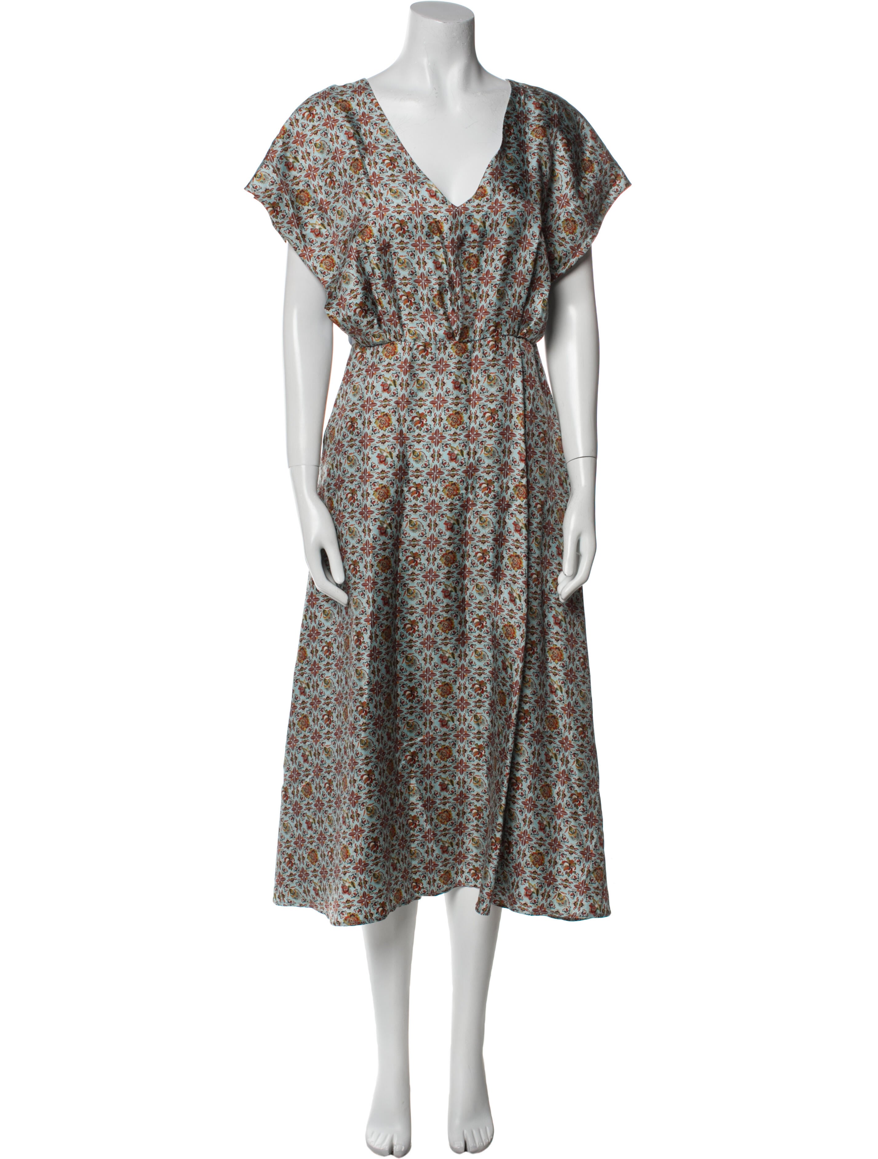 Momoni Silk Midi Length Dress