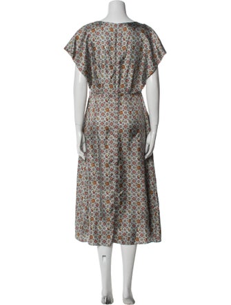 Momoni Silk Midi Length Dress