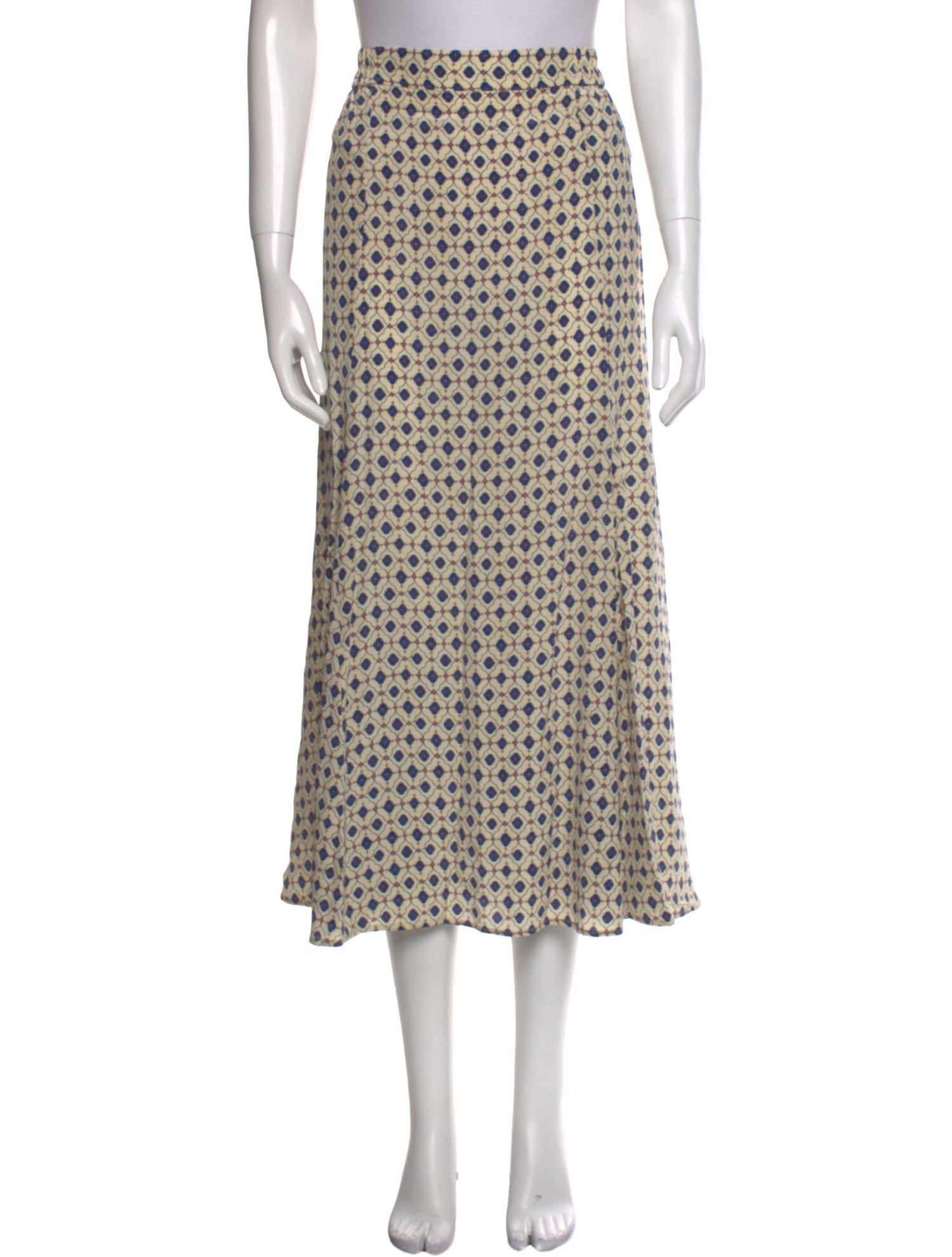 Momoni Silk Midi Length Skirt