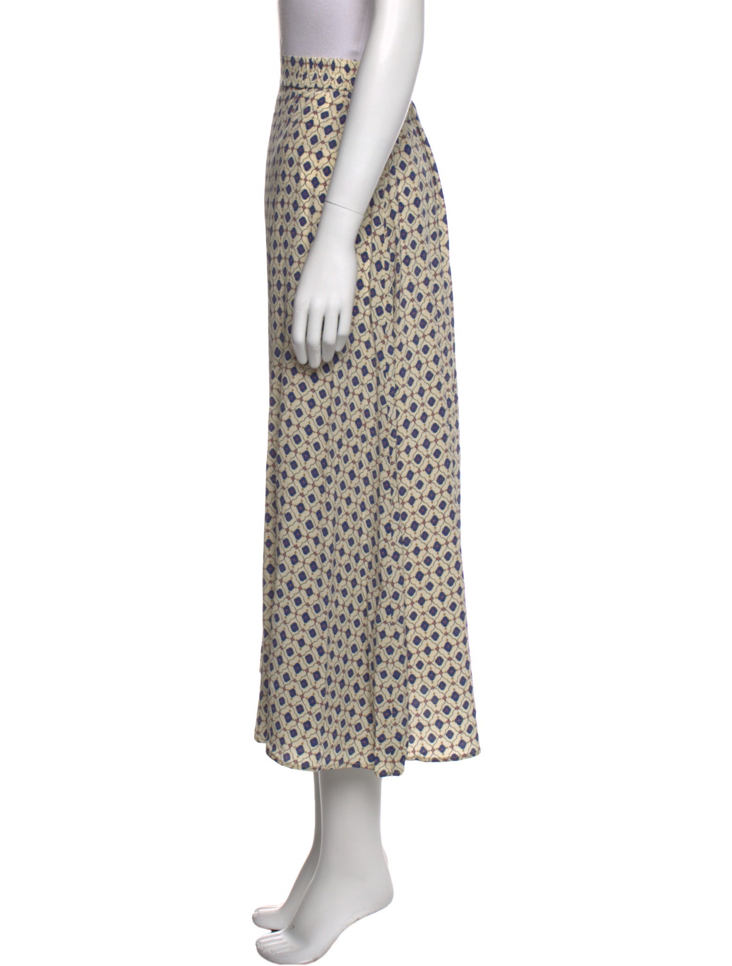 Momoni Silk Midi Length Skirt