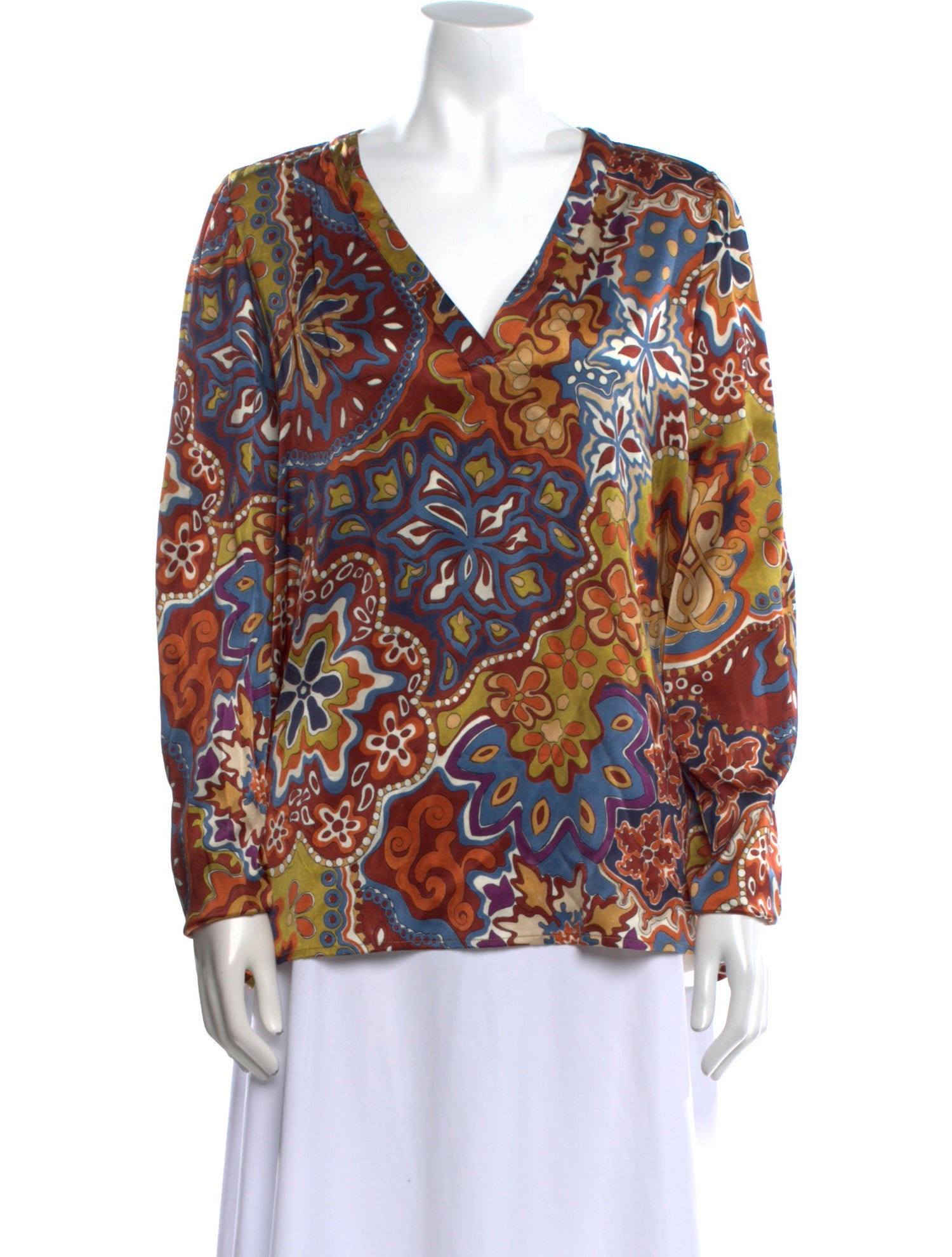 Momoni Silk Printed Blouse