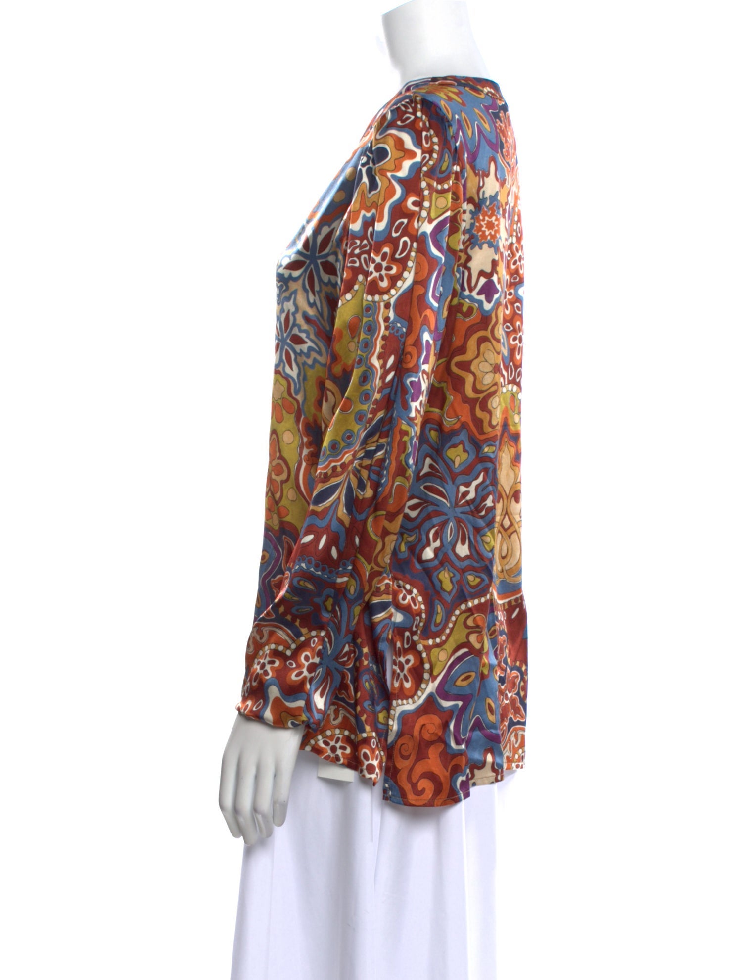 Momoni Silk Printed Blouse