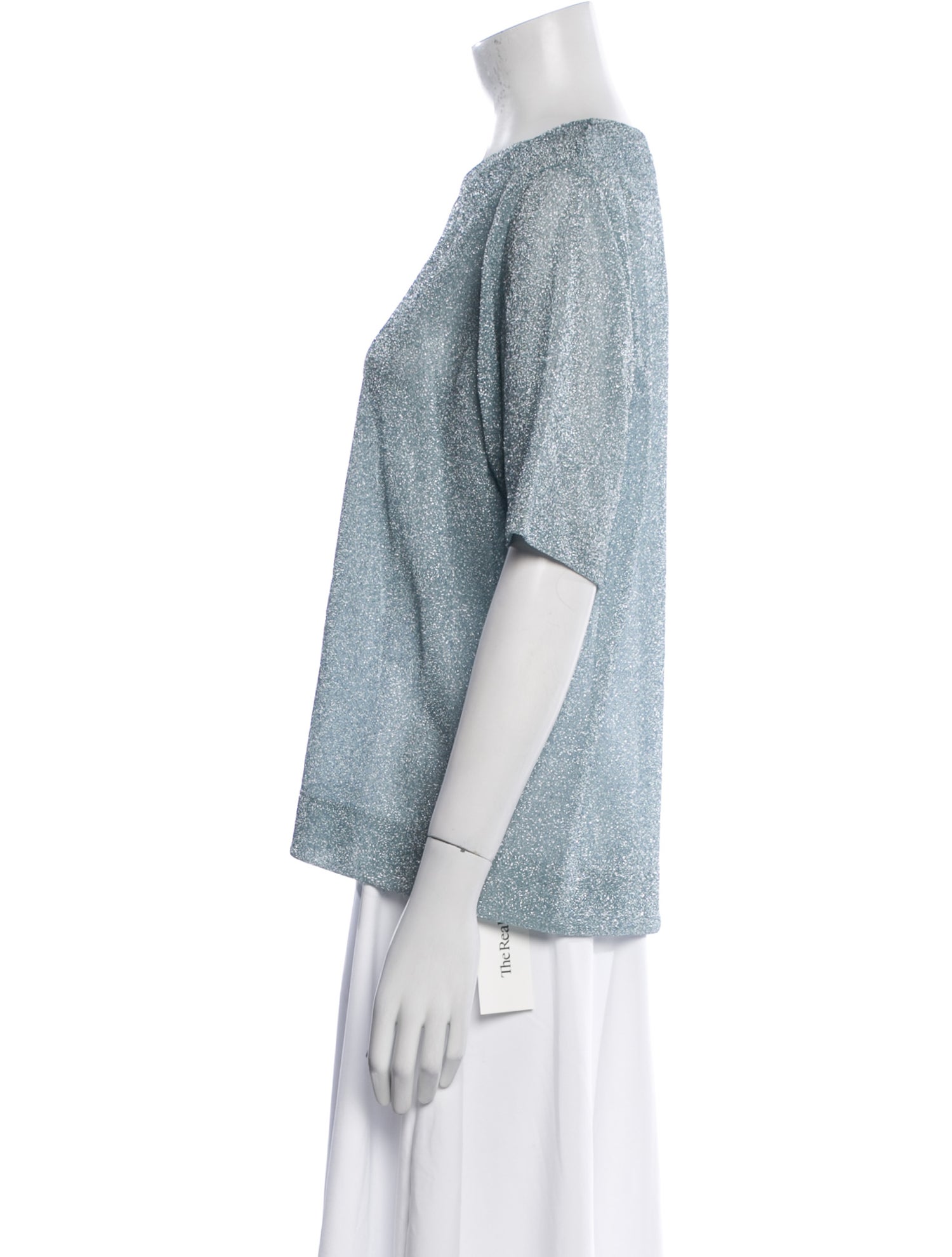 Momoni Bateau Neckline Short Sleeve T-Shirt