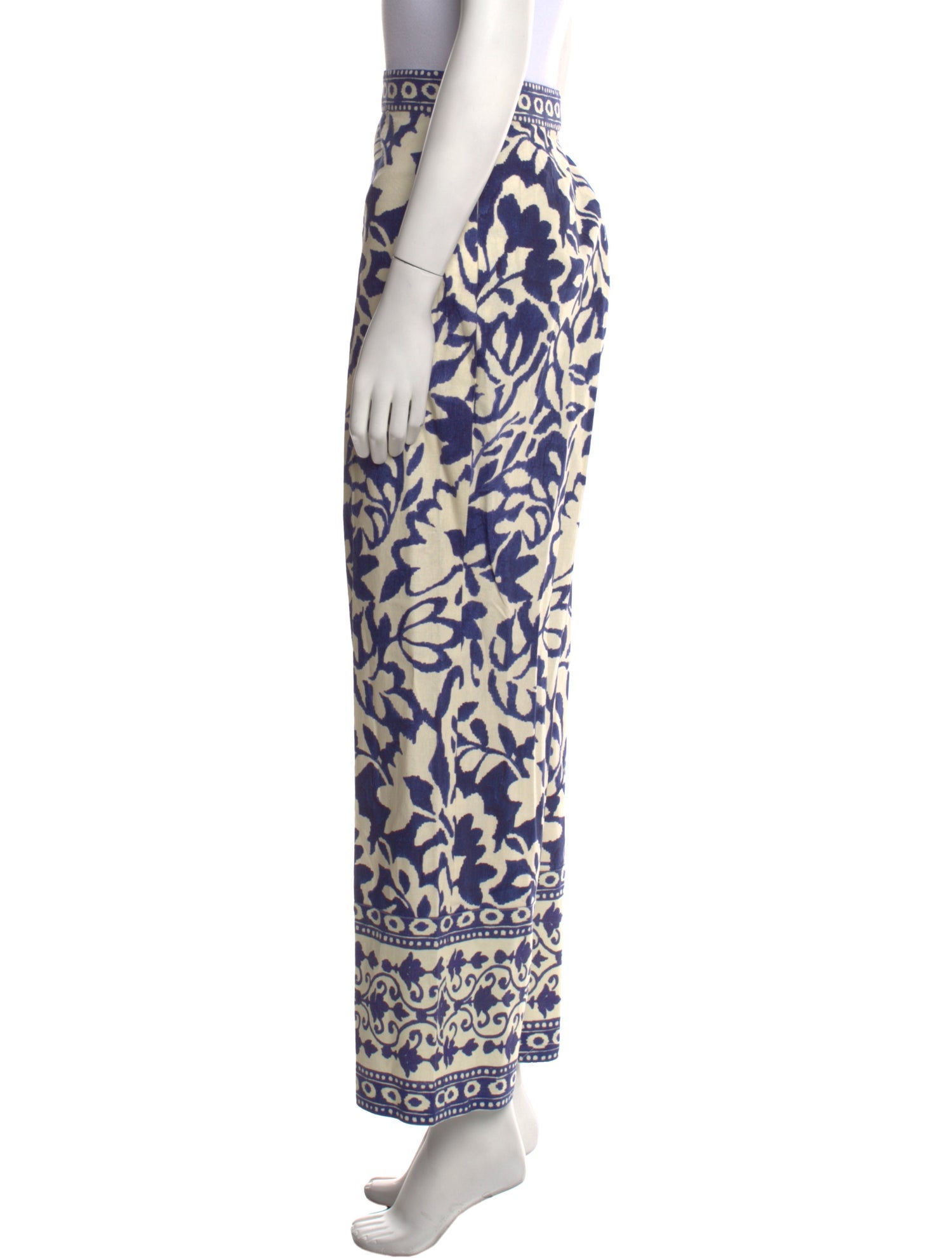 Momoni Printed Wide Leg Pants