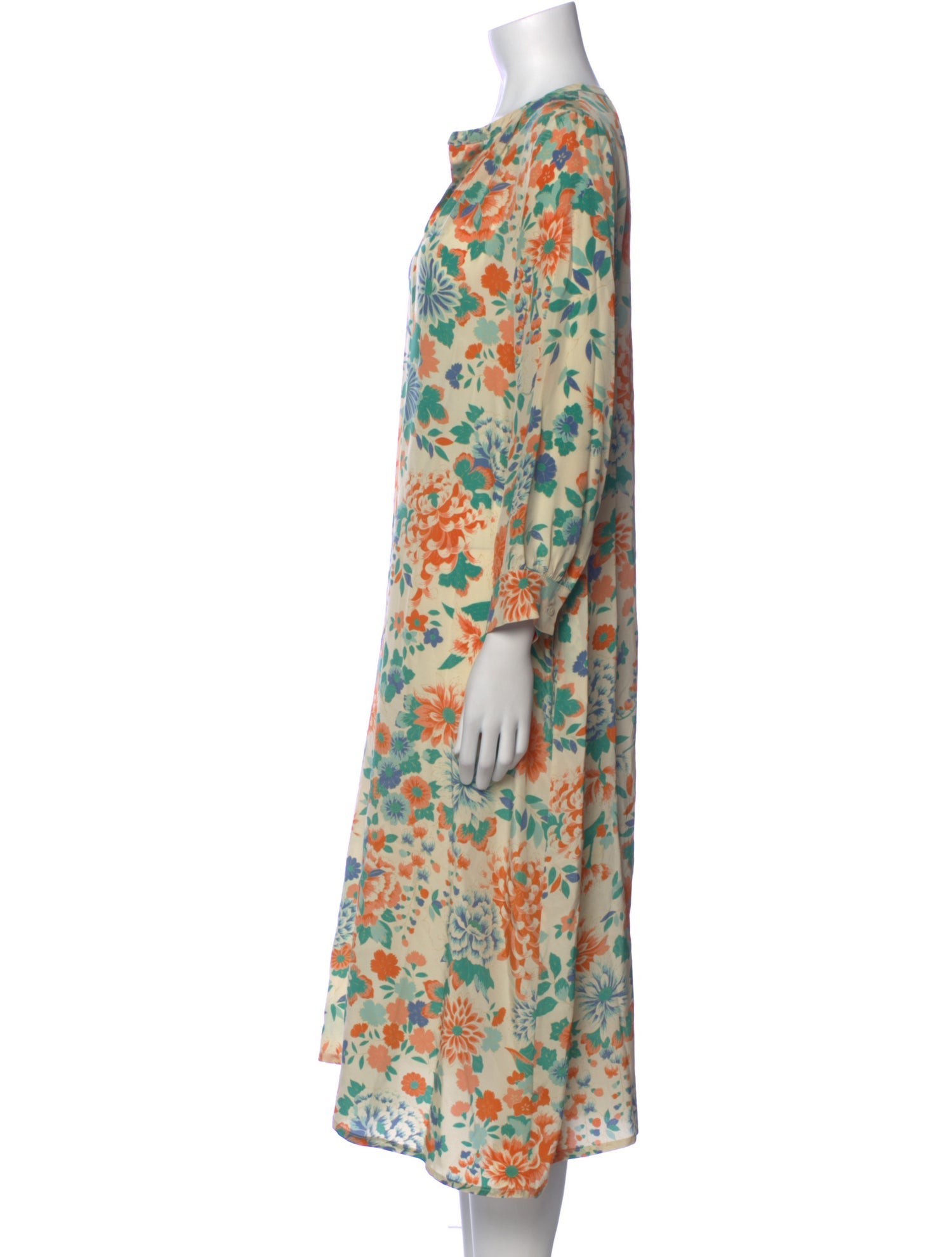 Momoni Silk Midi Length Dress