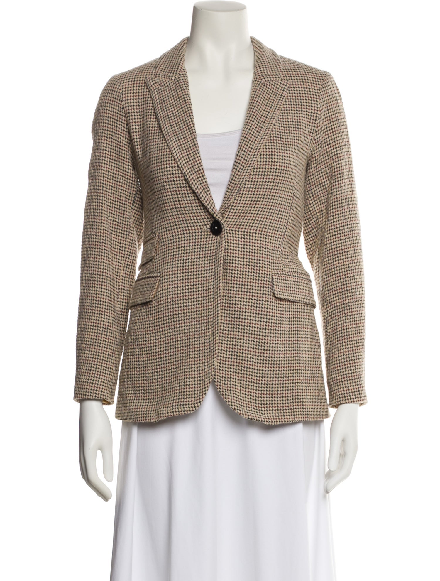 Momoni Wool Printed Blazer w/ Tags