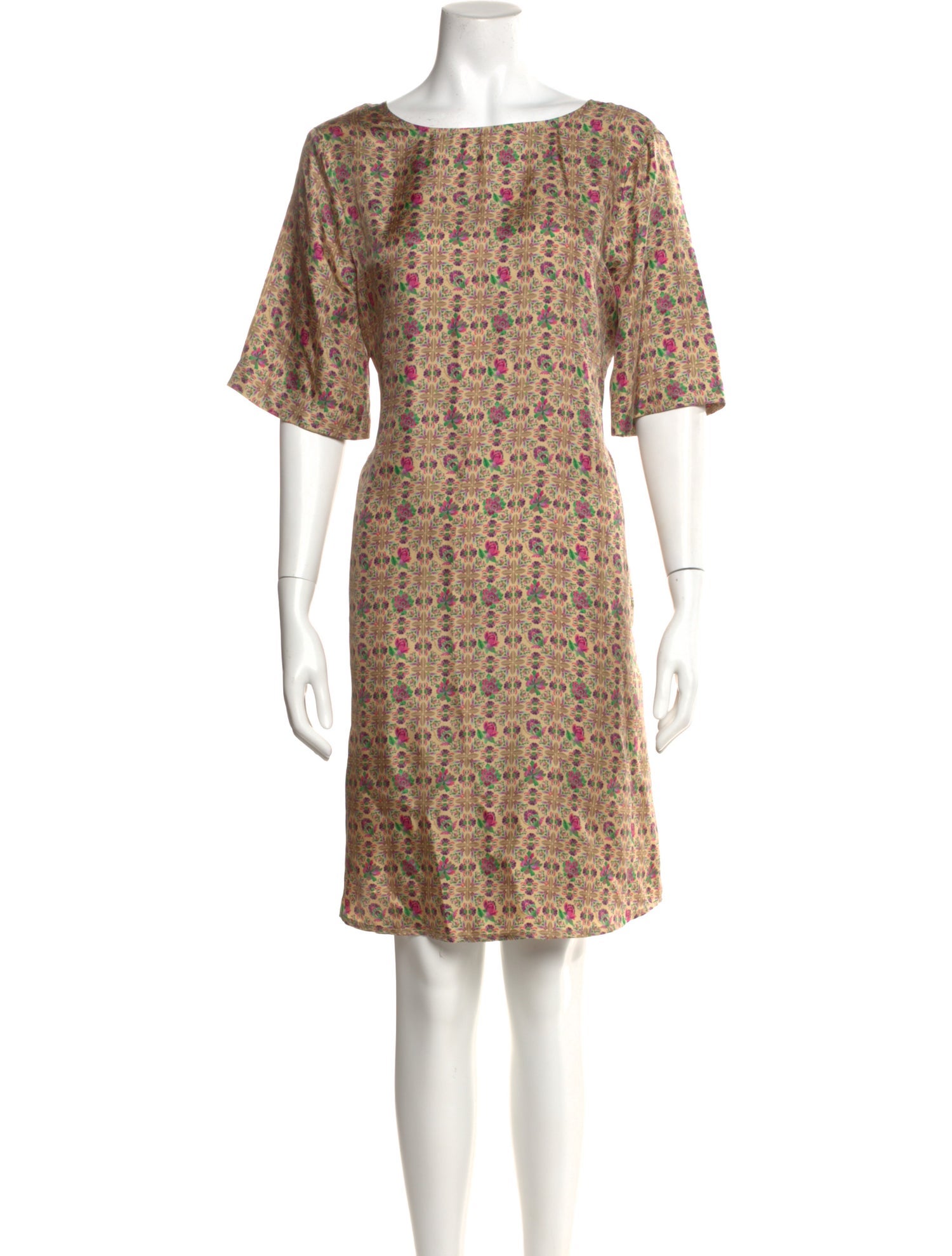 Momoni Silk Knee-Length Dress w/ Tags