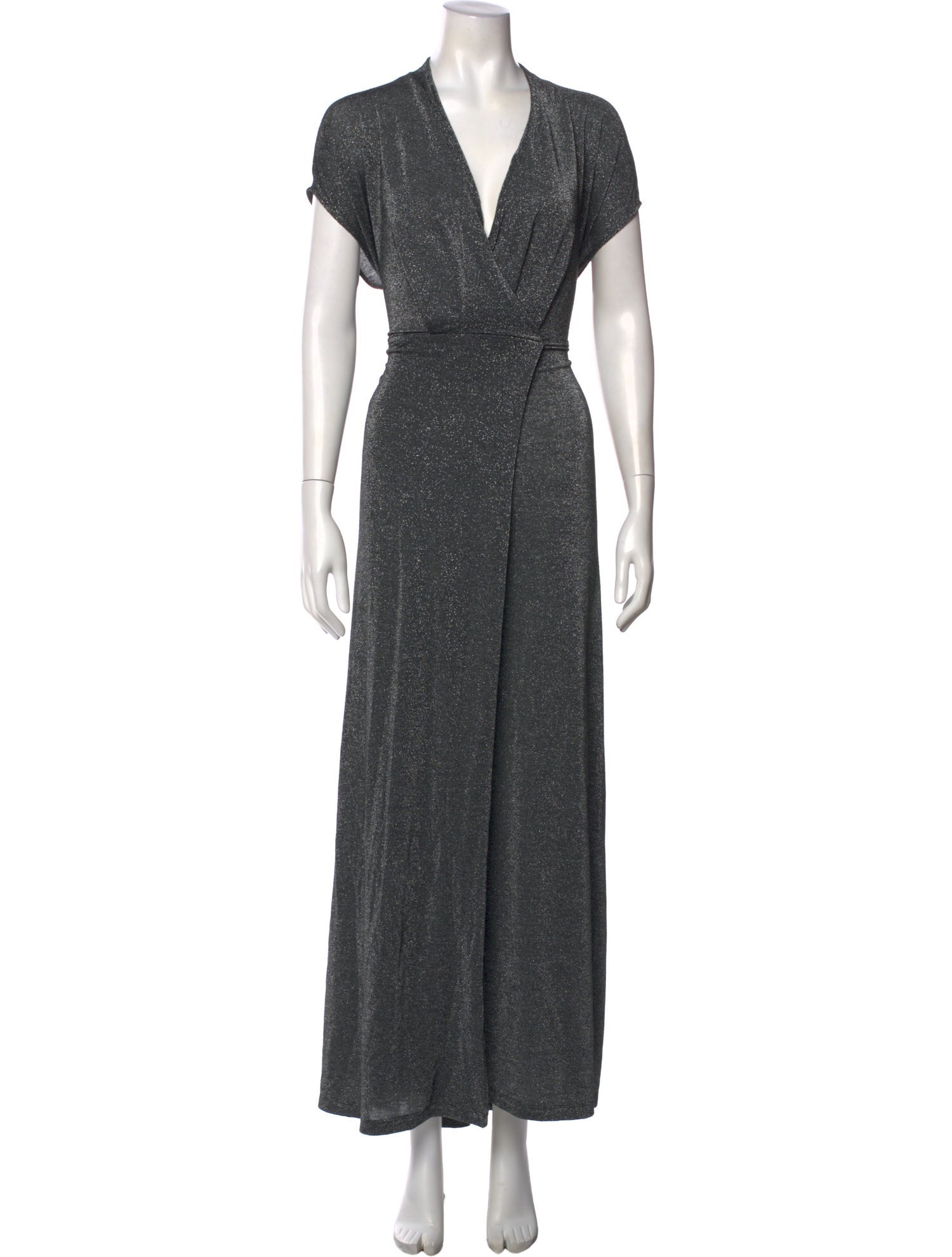 Momoni V-Neck Long Dress