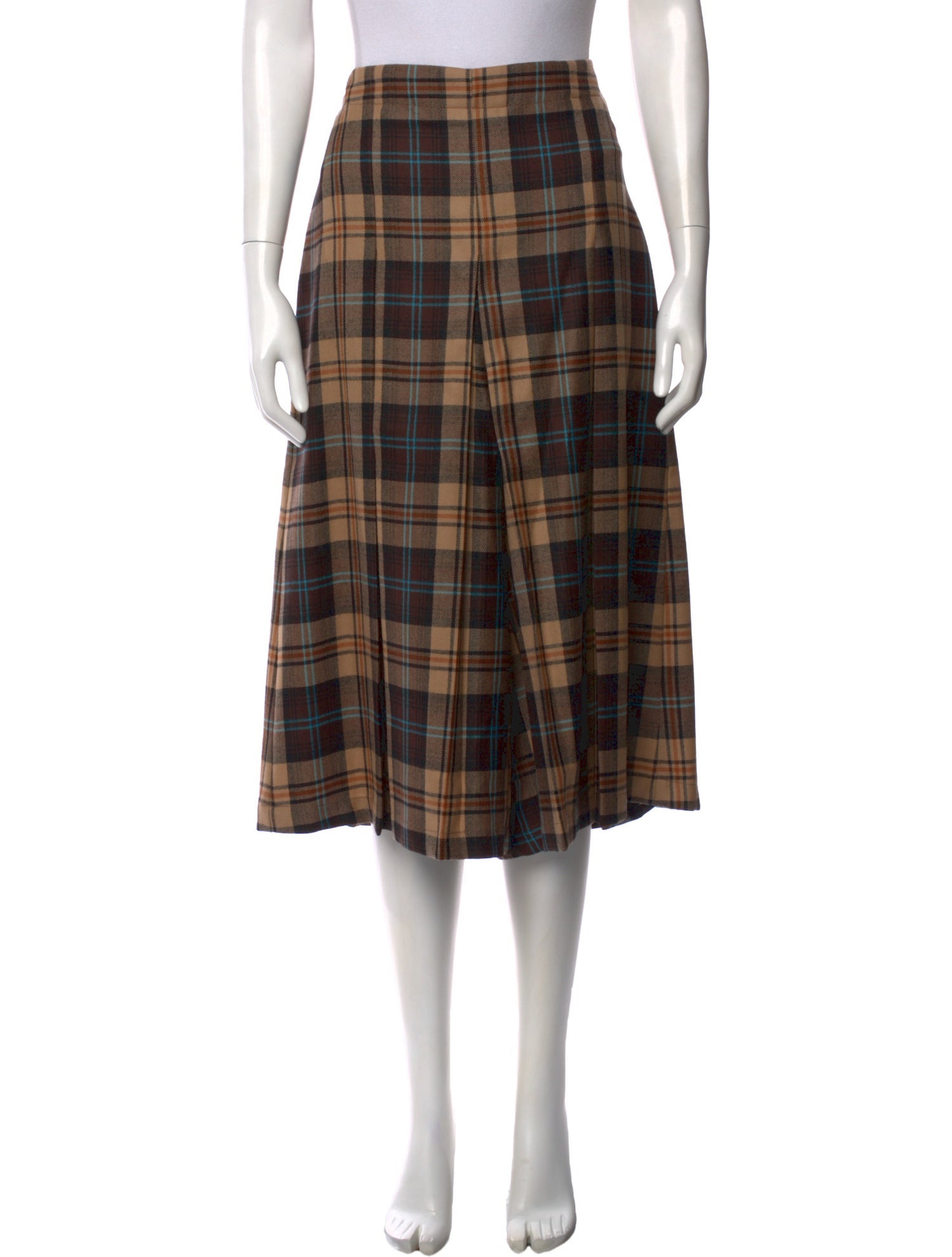 Momoni Virgin Wool Wide Leg Pants