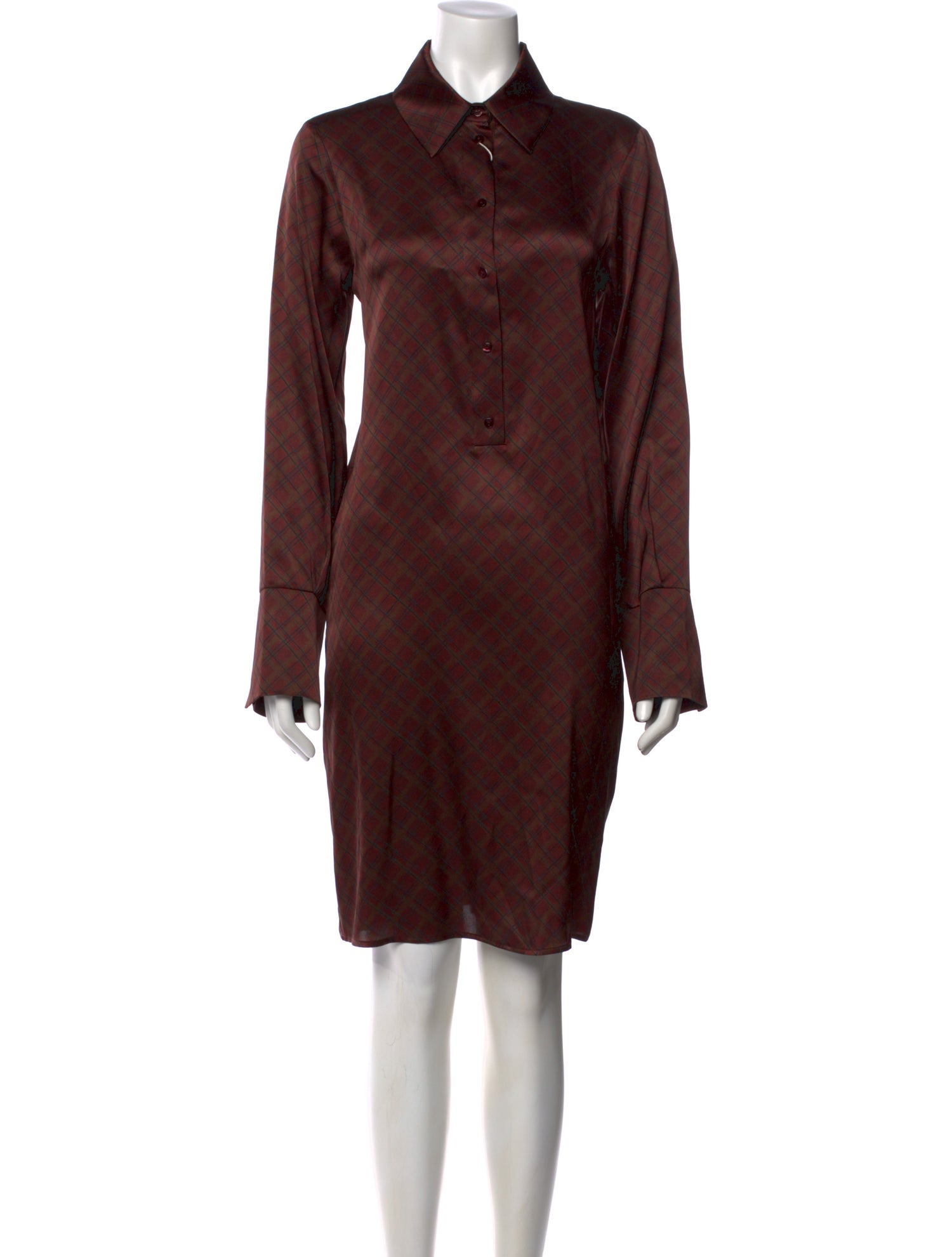 Momoni Silk Knee-Length Dress