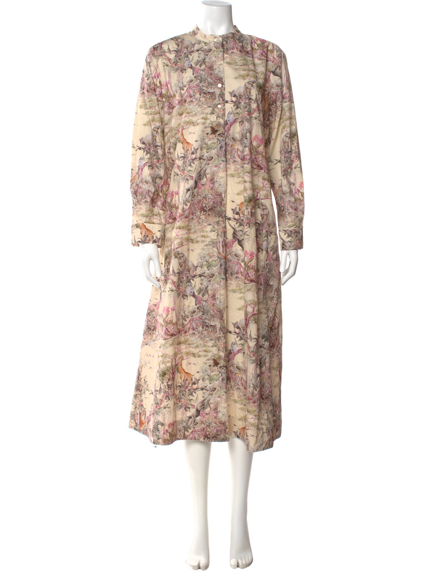 Momoni Floral Print Long Dress