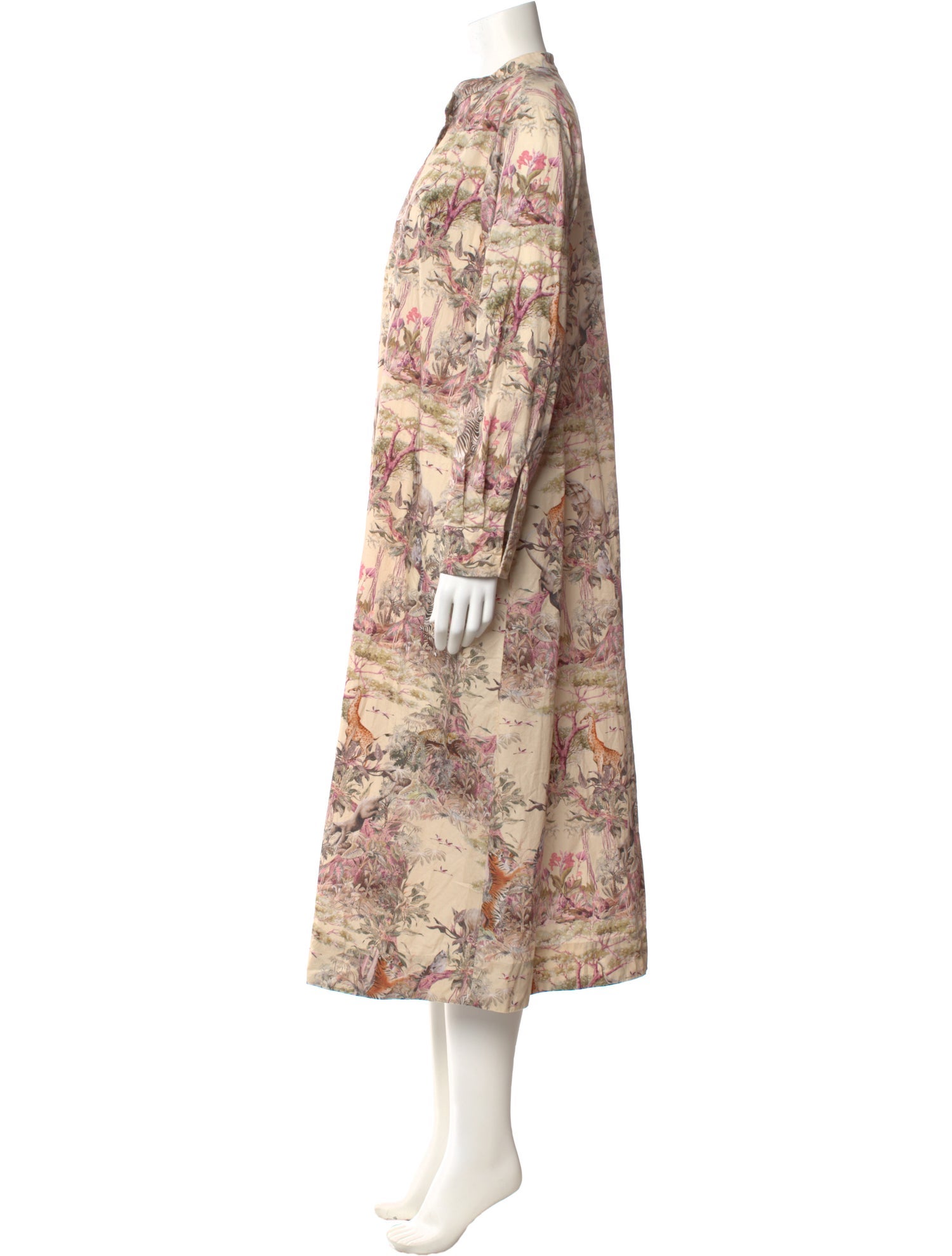 Momoni Floral Print Long Dress