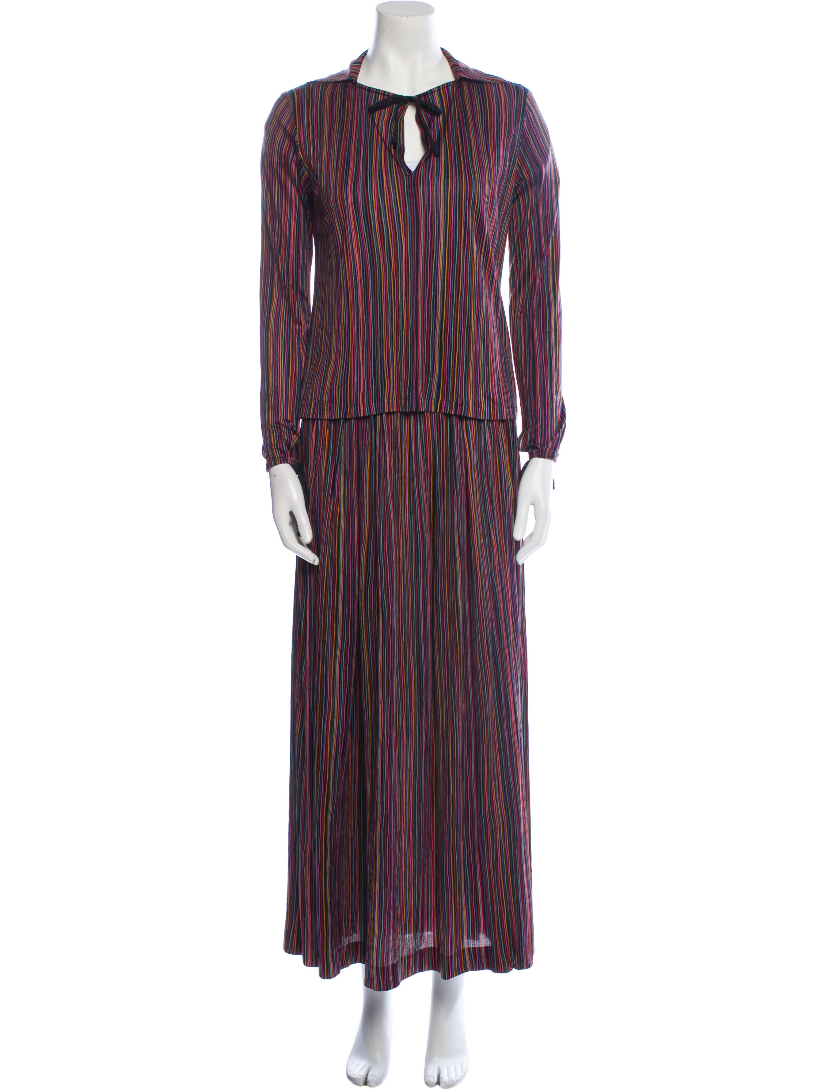 Missoni Vintage 1970's Skirt Set