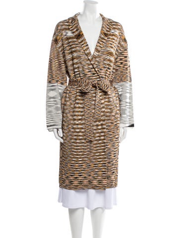 Missoni Knitwear Striped V-Neck Sweater Us4, It40 | S