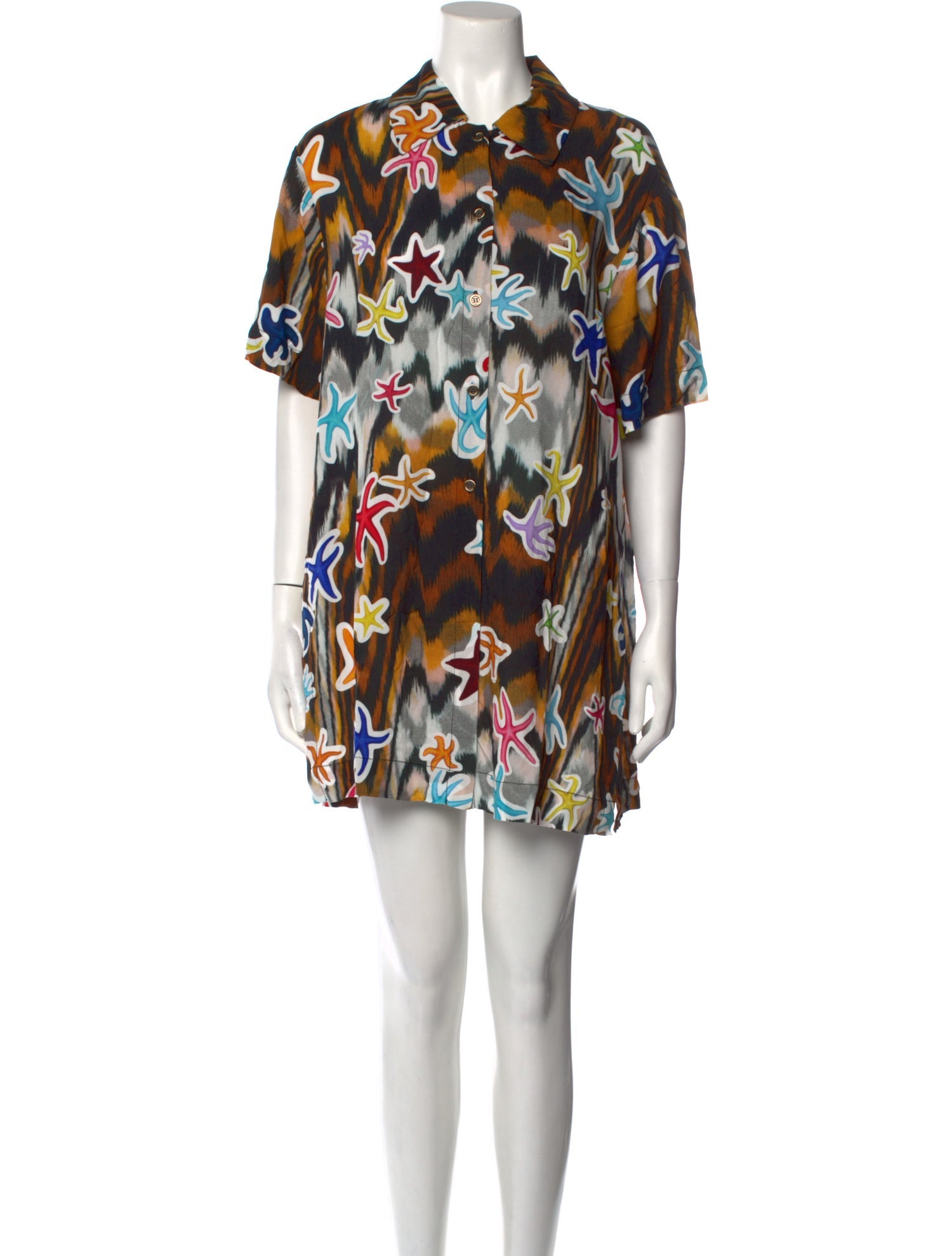 Missoni Printed Short Sleeve Tunic w/ Tags
