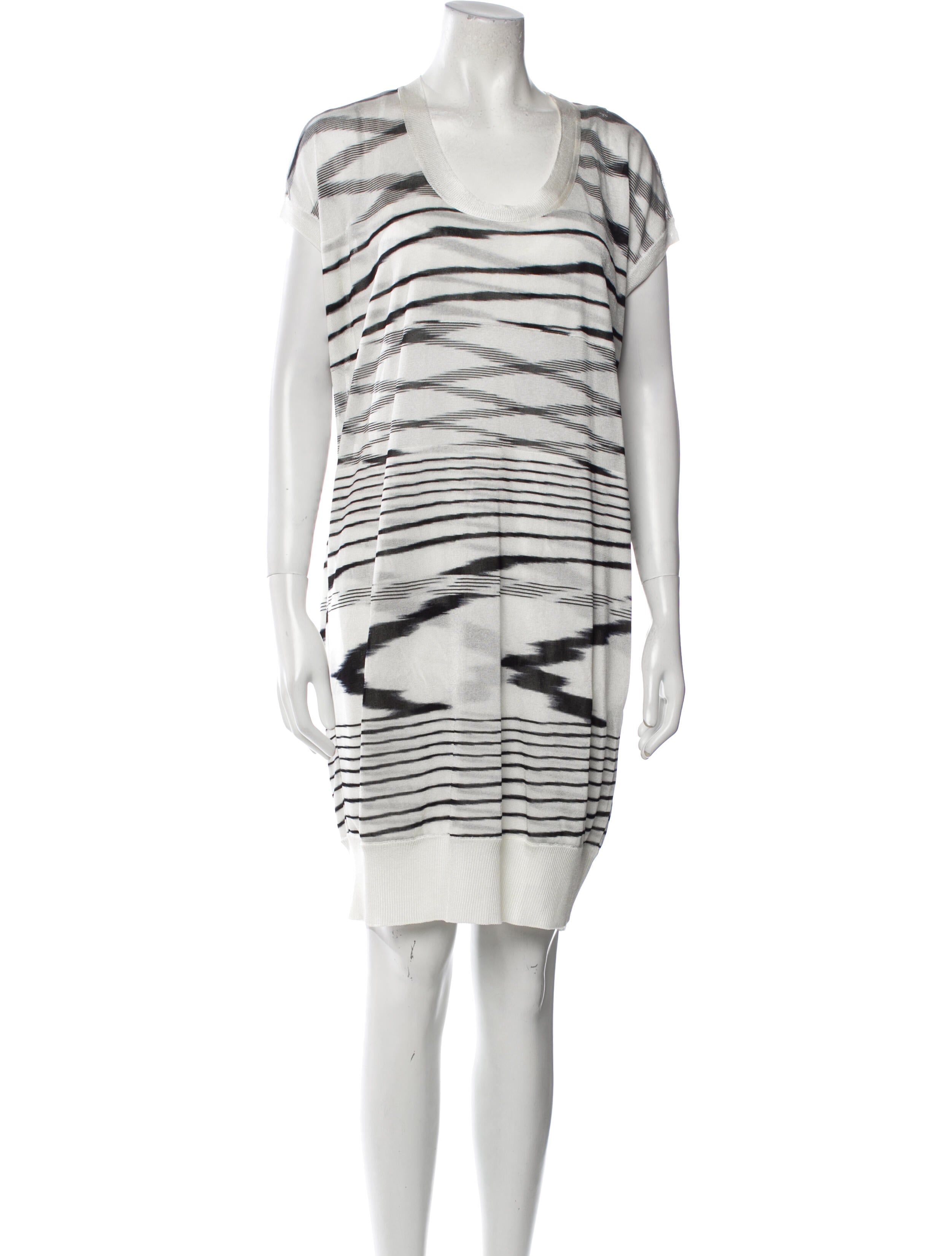 Missoni Striped Knee-Length Dress w/ Tags