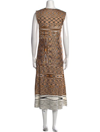 Missoni Striped Midi Length Dress