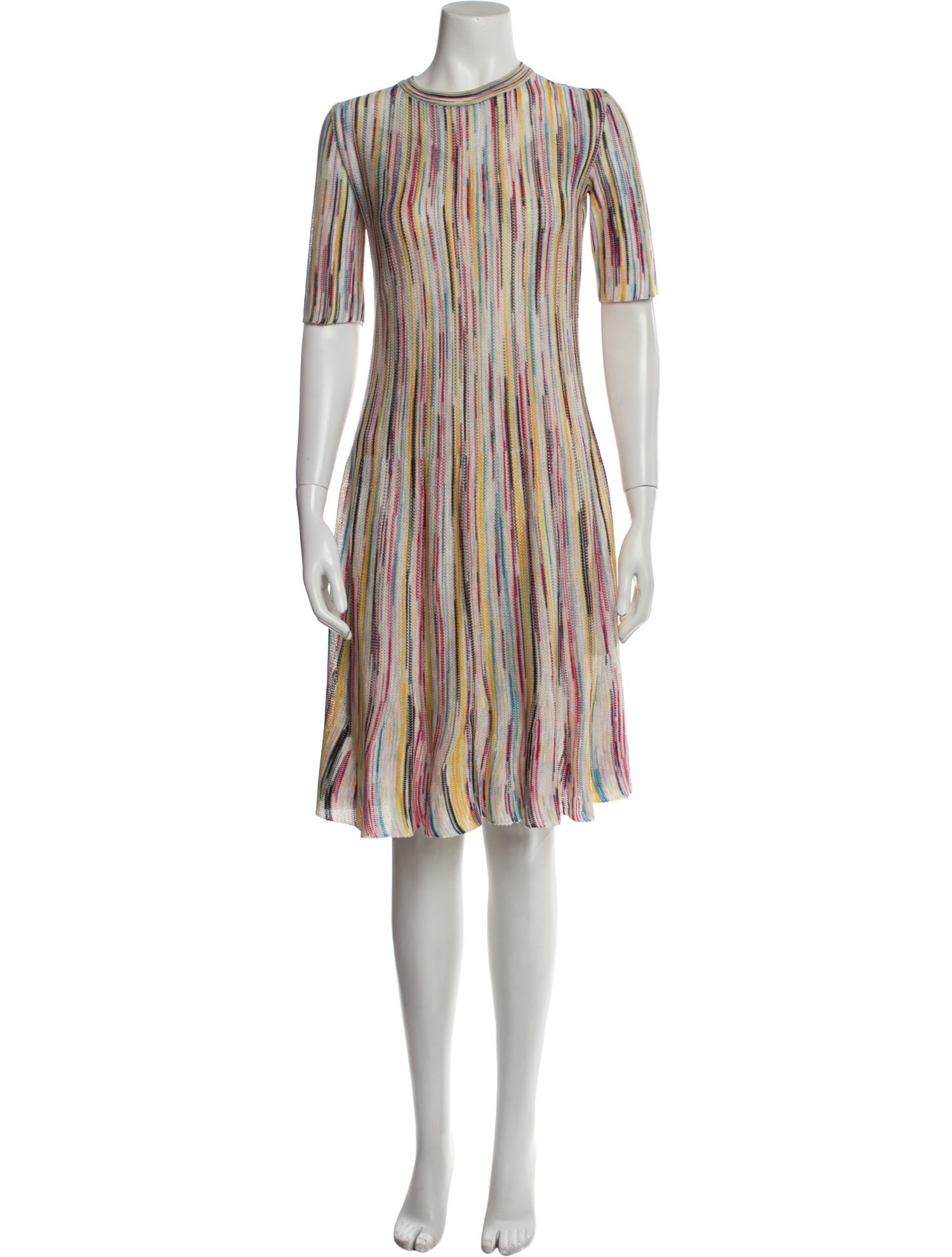 Missoni Striped Knee-Length Dress w/ Tags