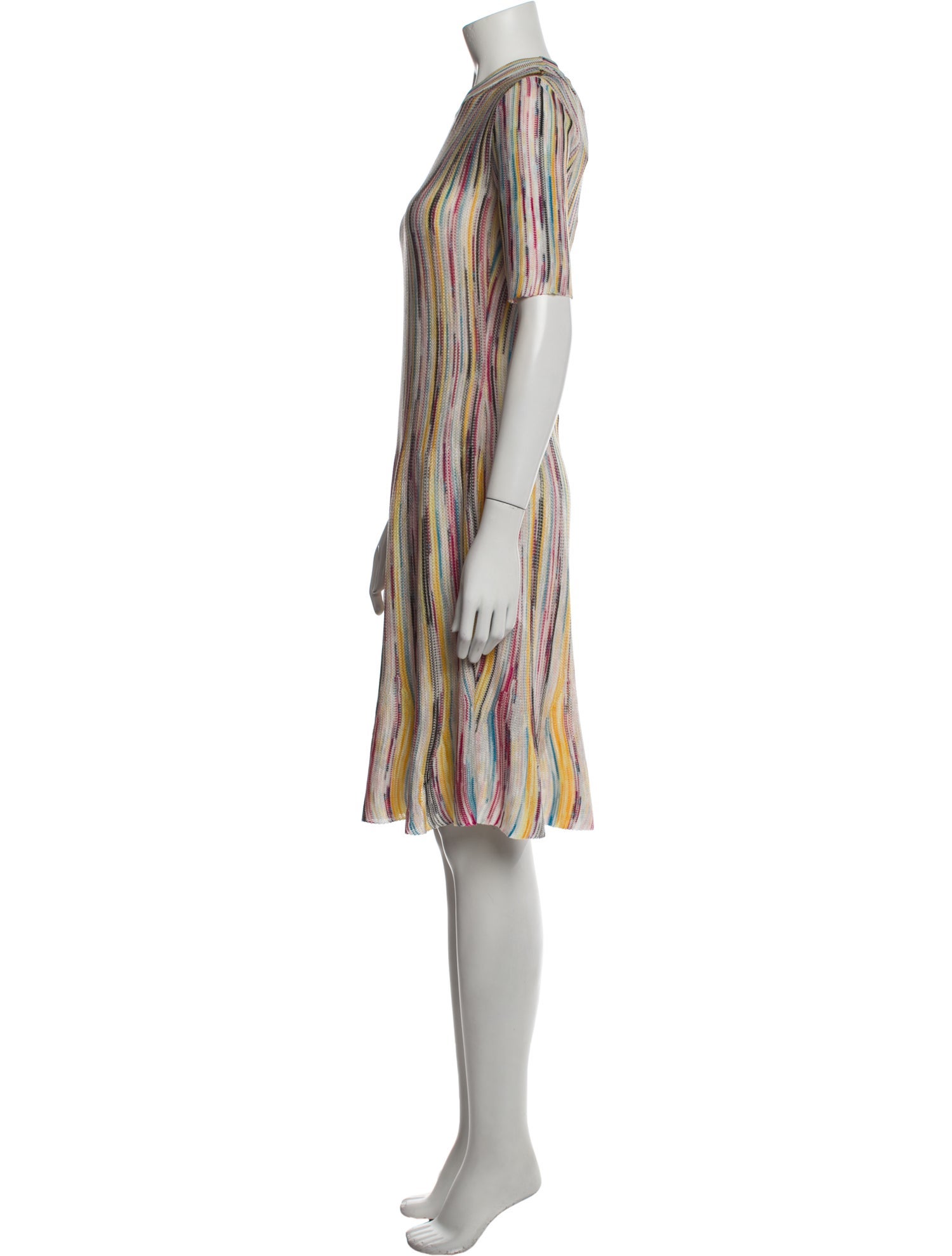 Missoni Striped Knee-Length Dress w/ Tags