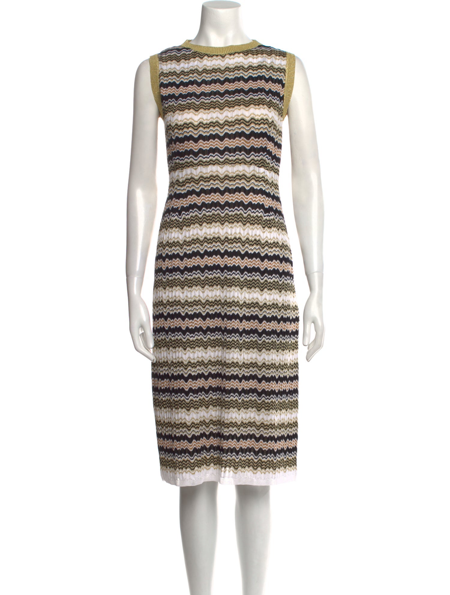 Missoni Striped Midi Length Dress