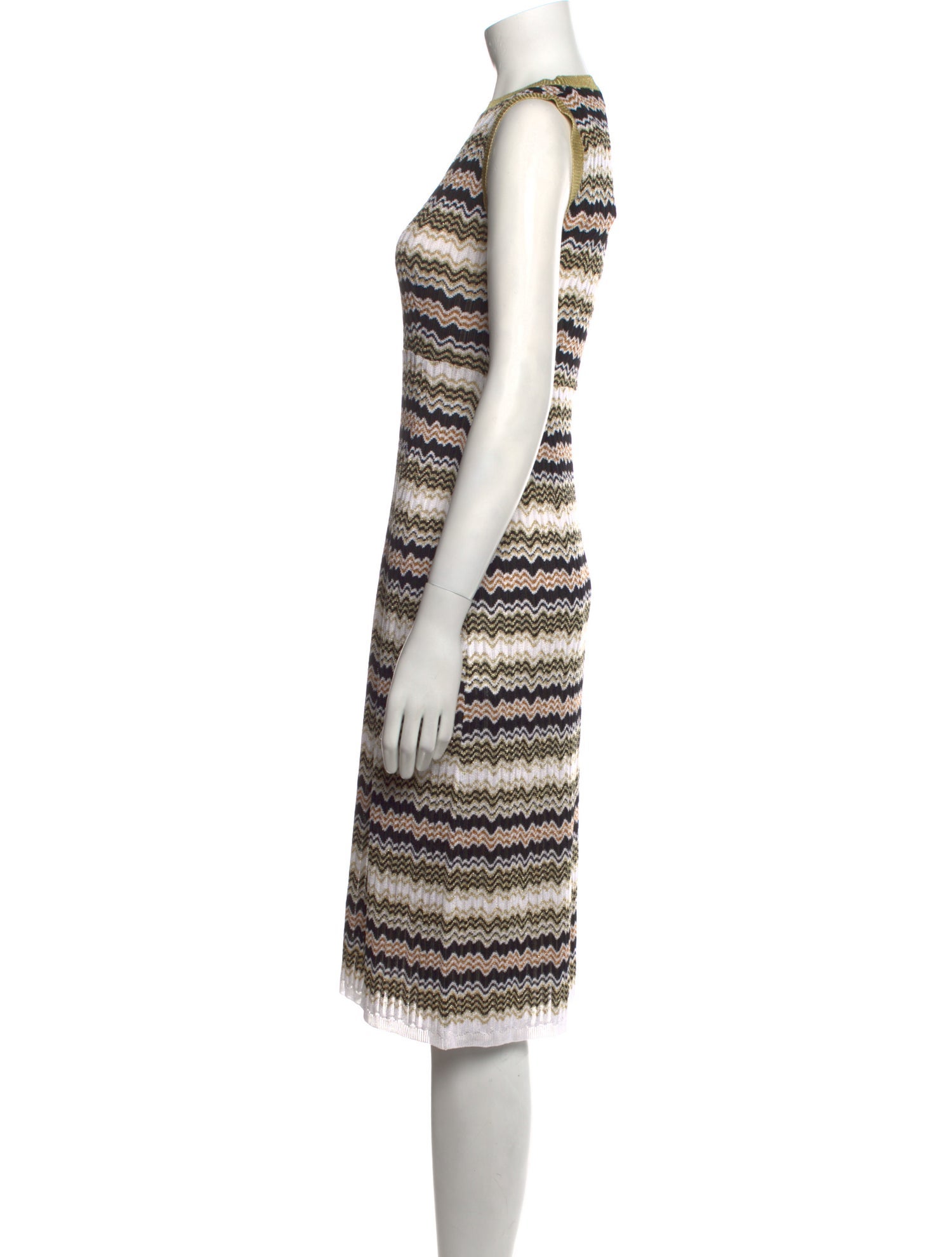 Missoni Striped Midi Length Dress