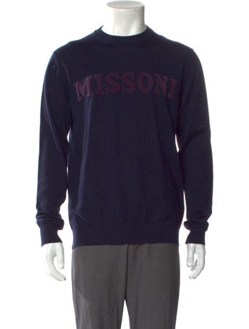 Missoni Sweaters Graphic Print Crew Neck Pullover Us36, It46 | S