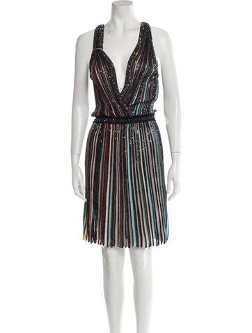 Missoni Dresses Striped Knee-Length Dress Us6, It42 | M