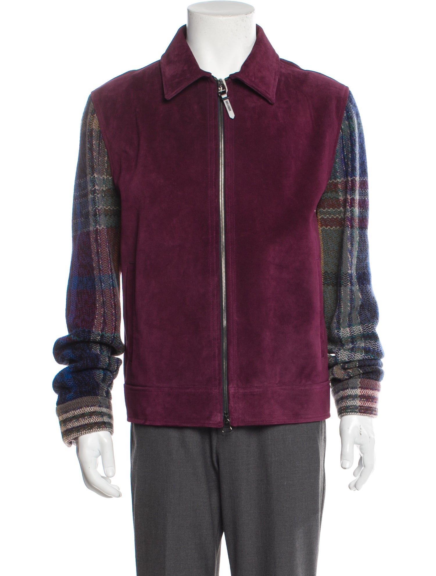 Missoni Plaid Print Denim Jacket w/ Tags