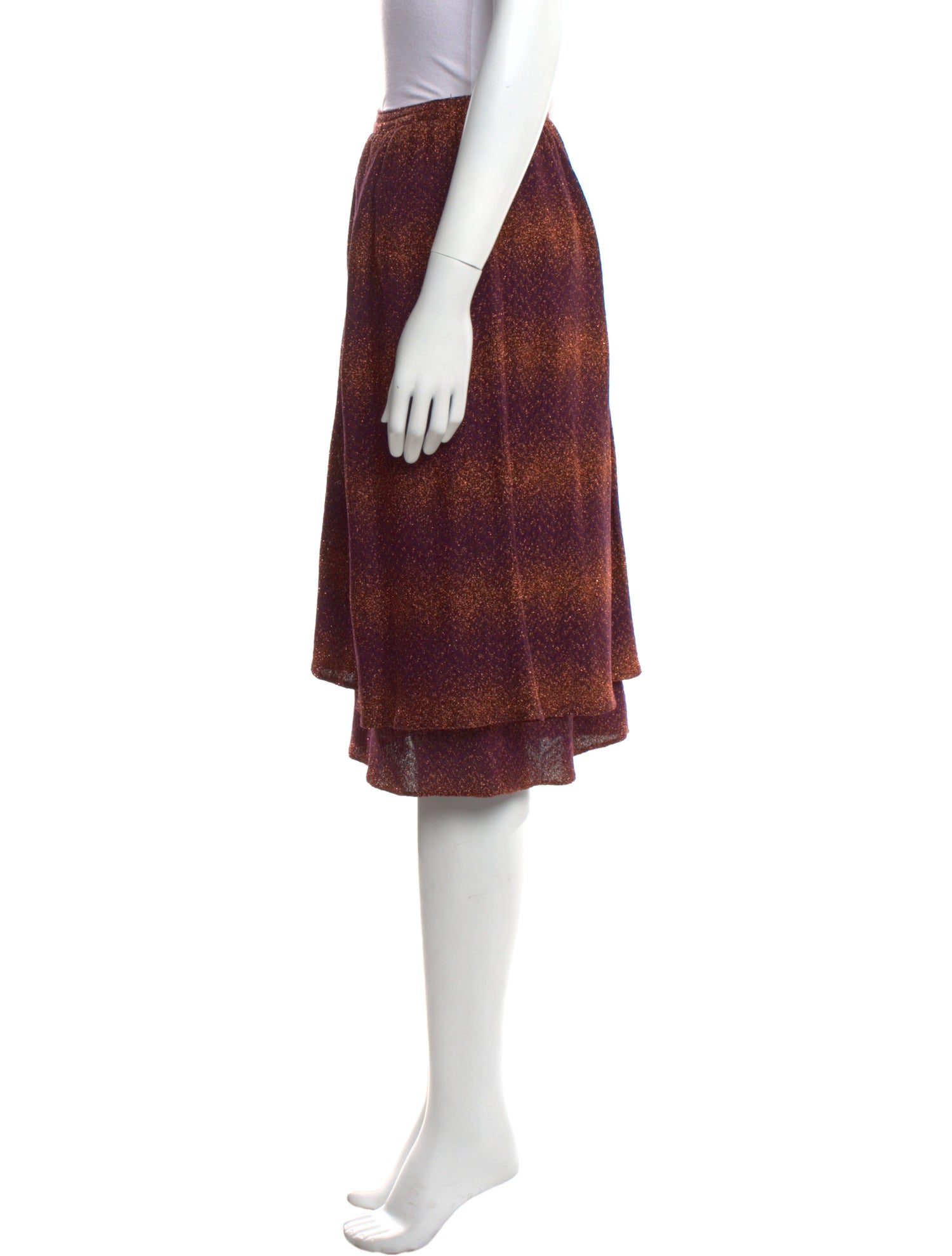 Missoni Striped Knee-Length Skirt