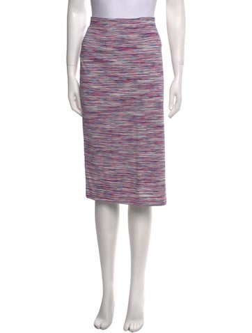 Missoni Skirts Tweed Pattern Knee-Length Skirt Us10, It46 | L