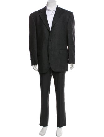 Missoni Virgin Wool Plaid Print Coat