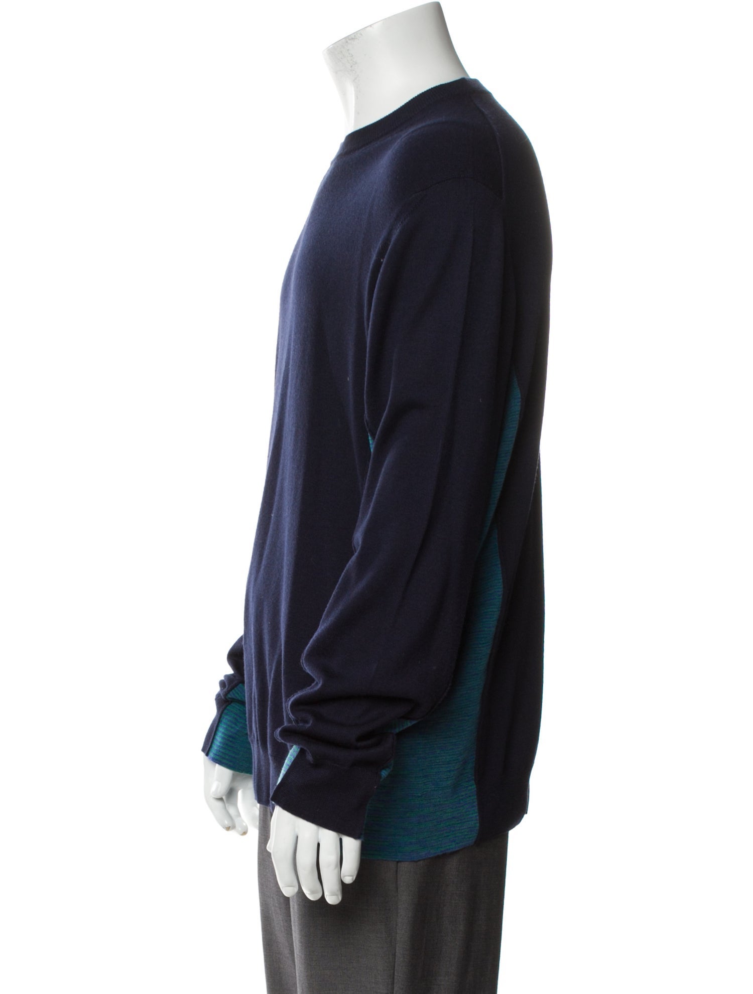 Missoni Wool Colorblock Pattern Pullover