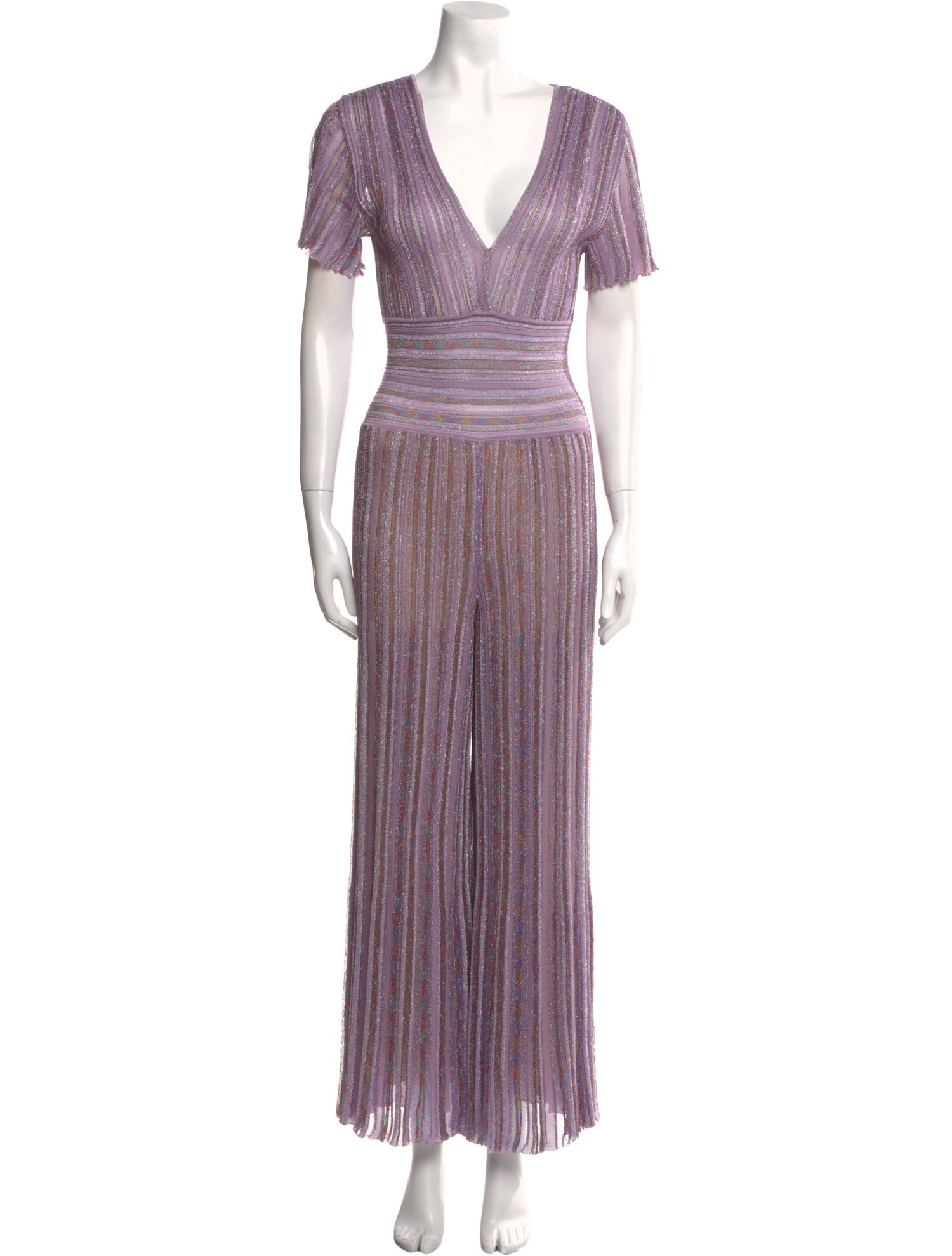 Missoni Striped V-Neck Jumpsuit