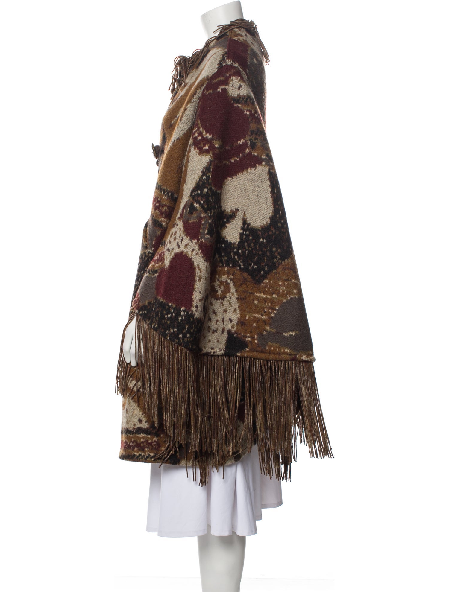 Missoni Wool Printed Cape