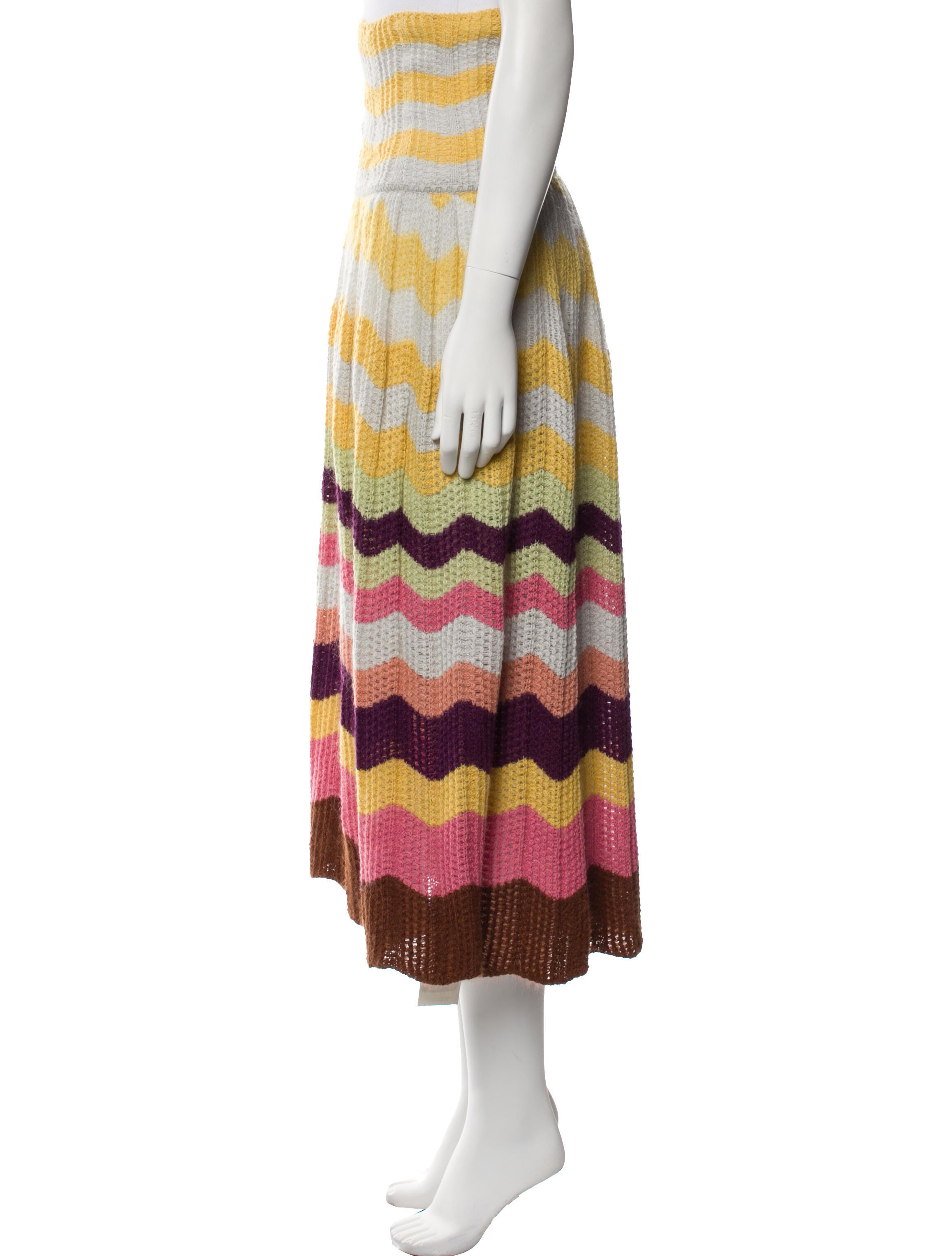 Missoni Crochet Midi Length Skirt