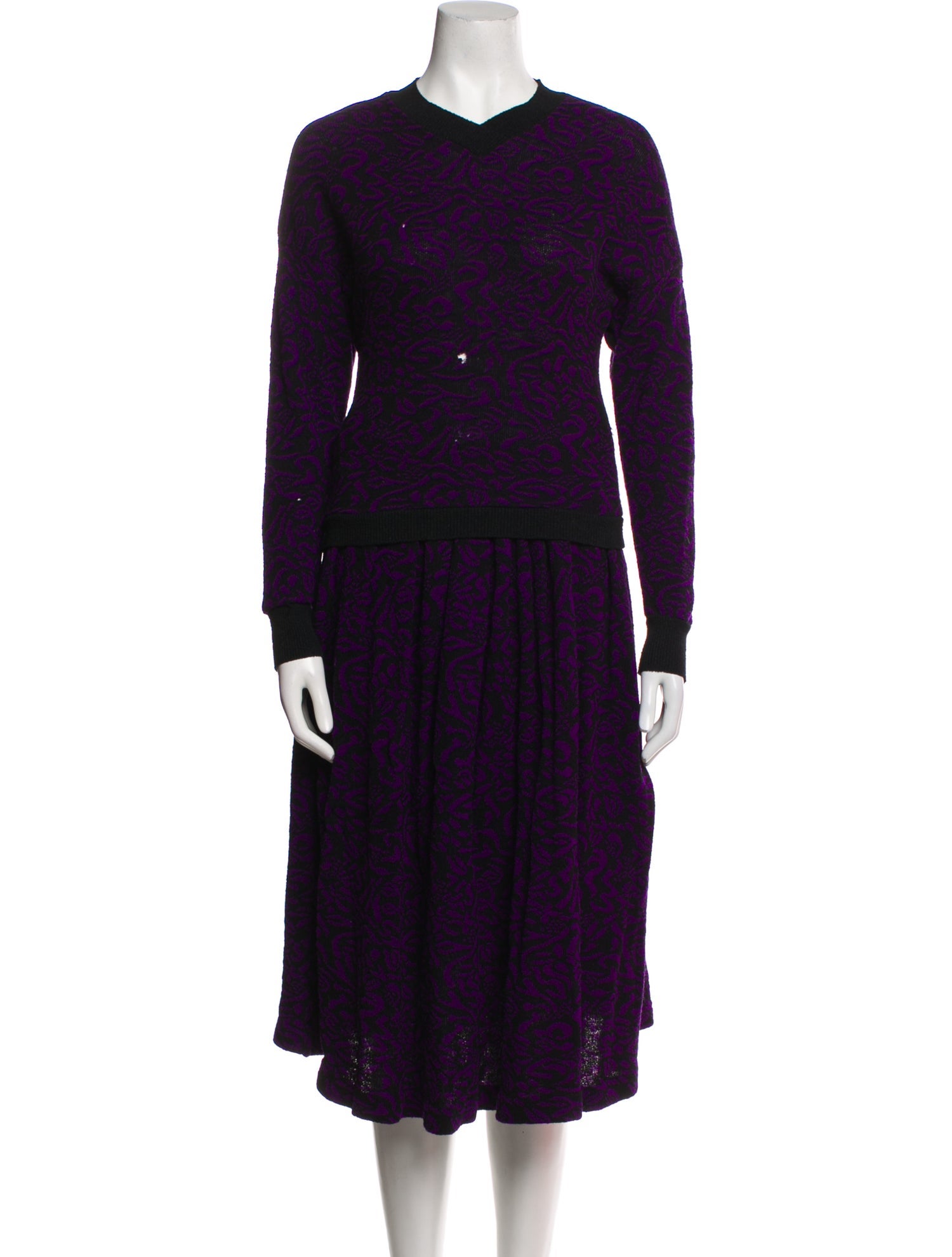 Missoni Vintage Wool Skirt Set