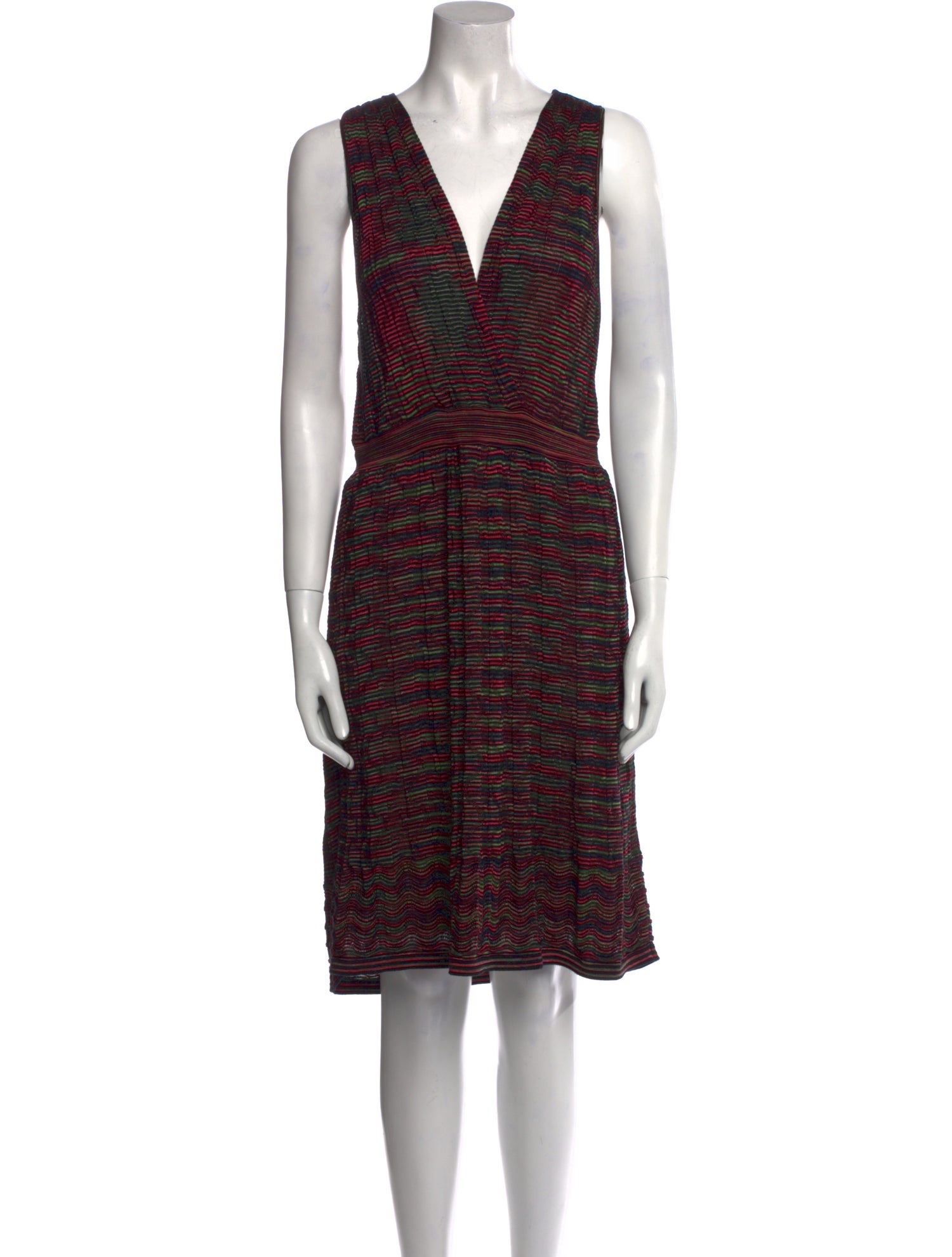 Missoni Striped Knee-Length Dress