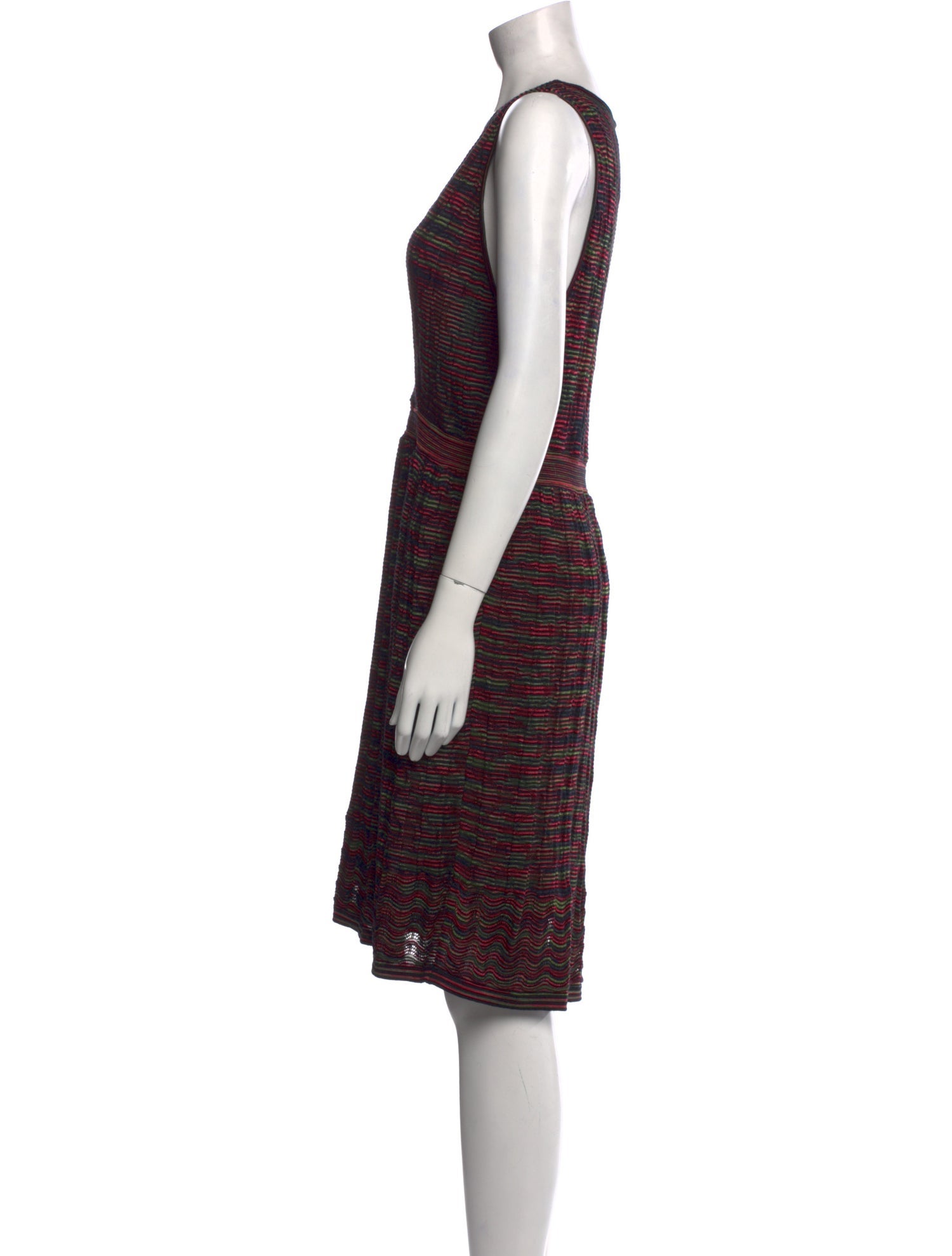 Missoni Striped Knee-Length Dress