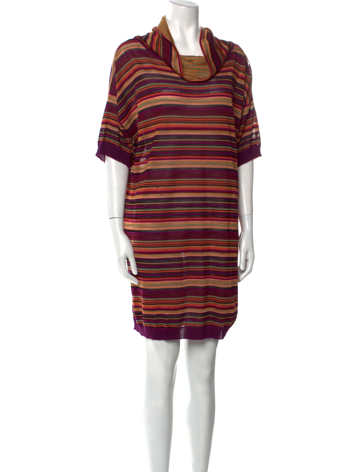 Missoni Striped Cowl Neck Top