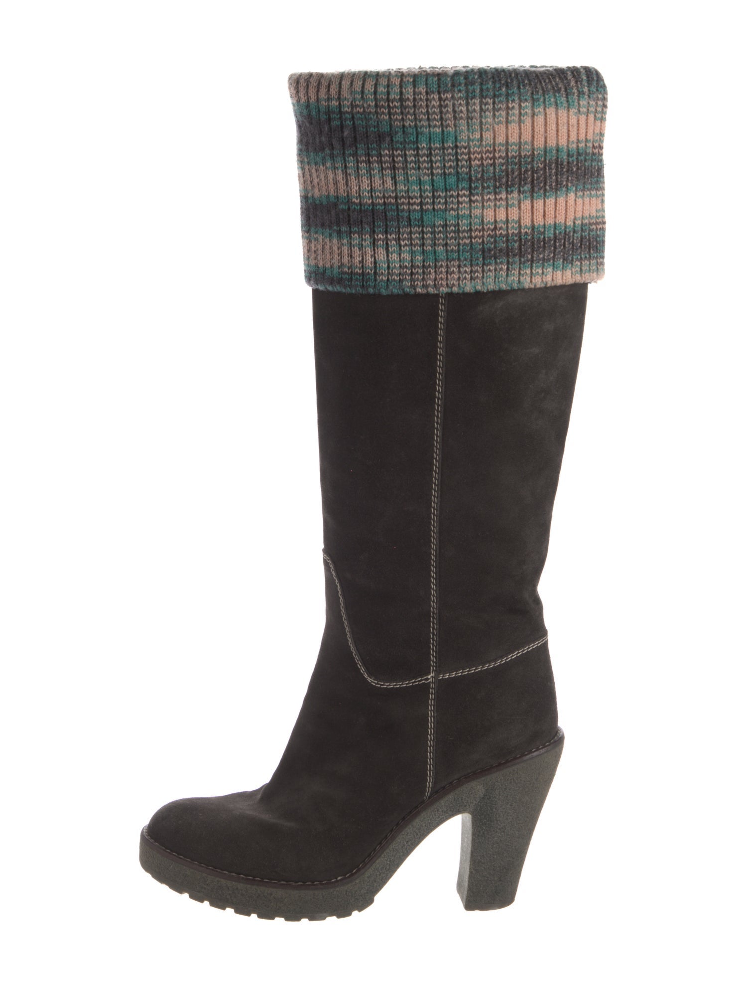 Missoni Leather Printed Boots